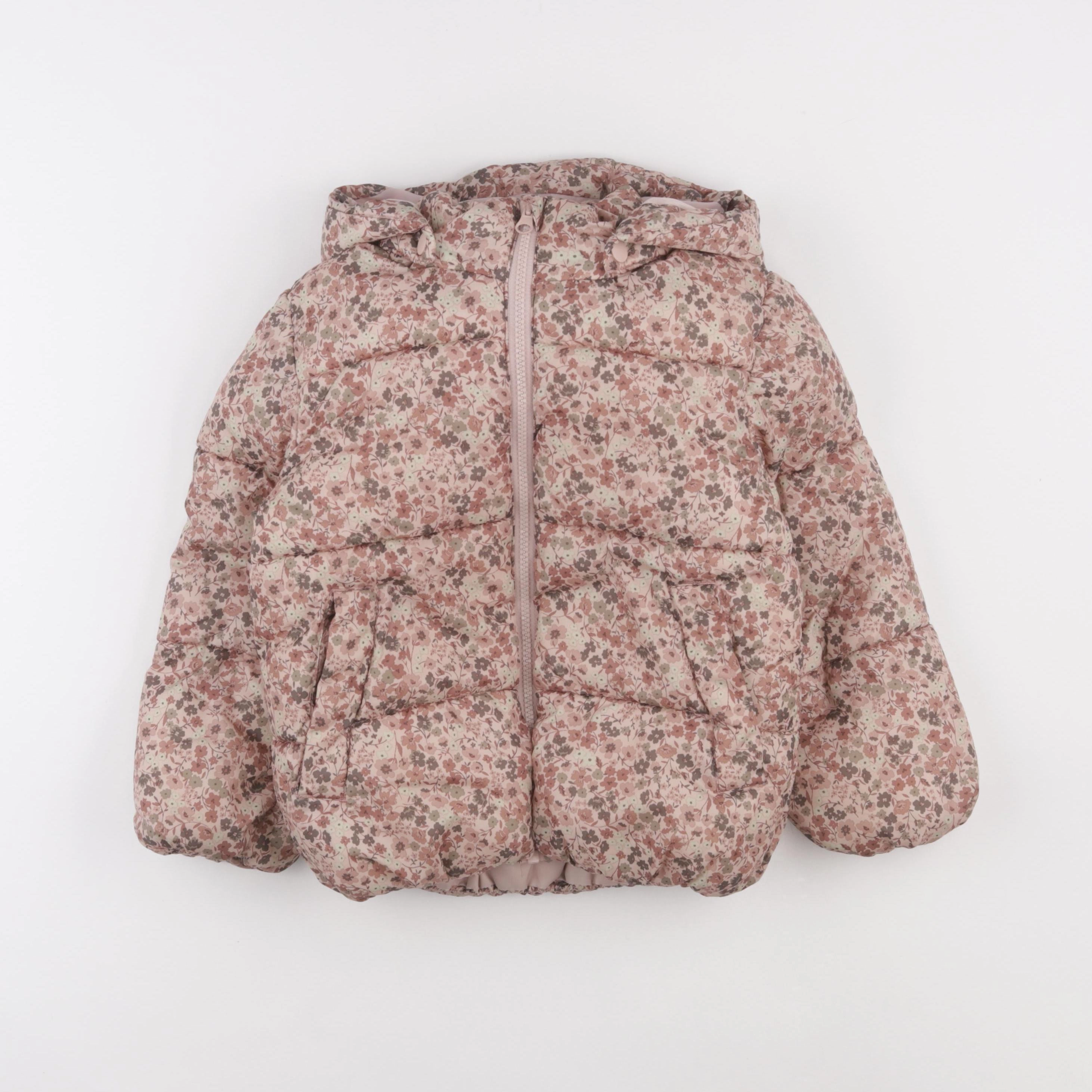 H&M - doudoune rose - 4/6 ans