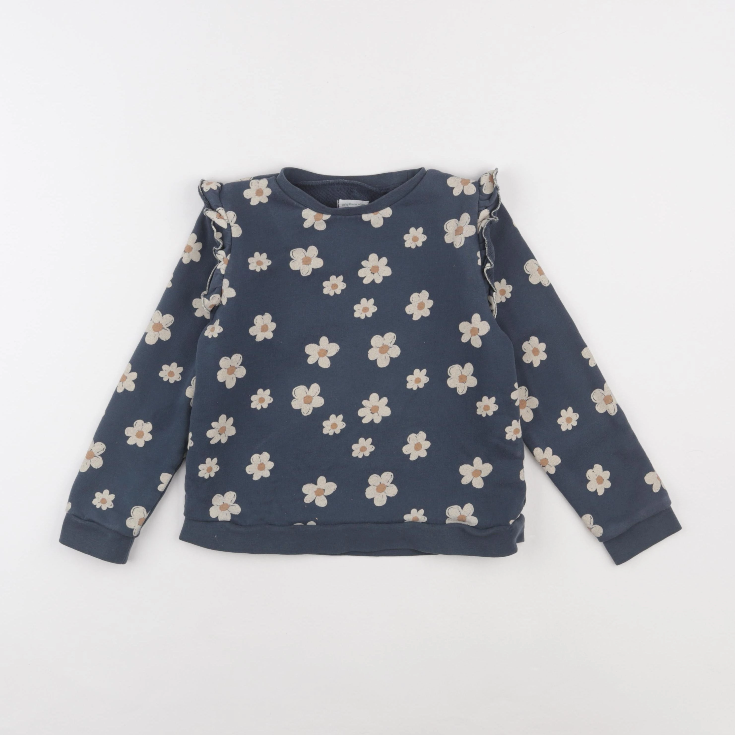Vertbaudet - sweat bleu - 8 ans
