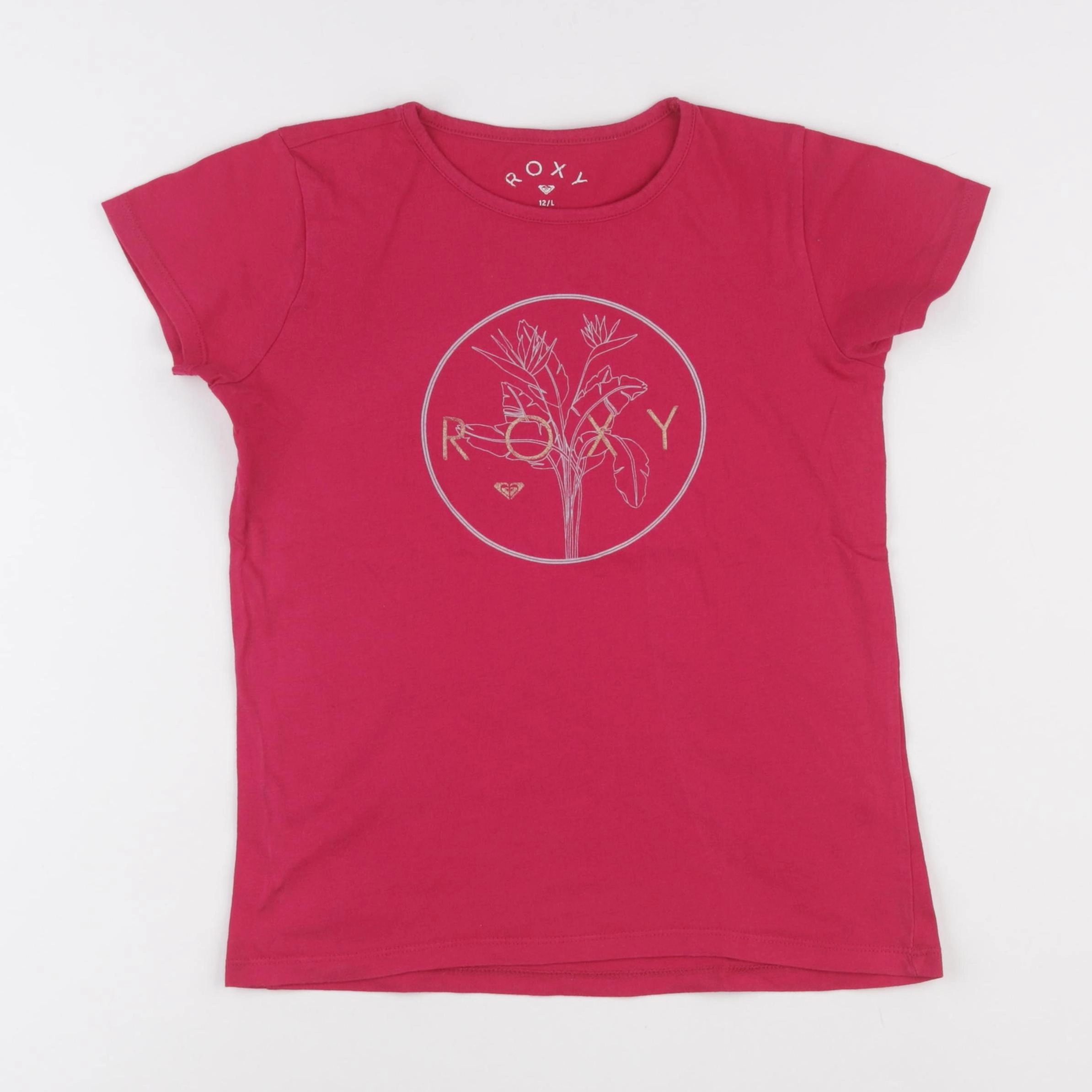 Roxy - tee-shirt rose - 12 ans