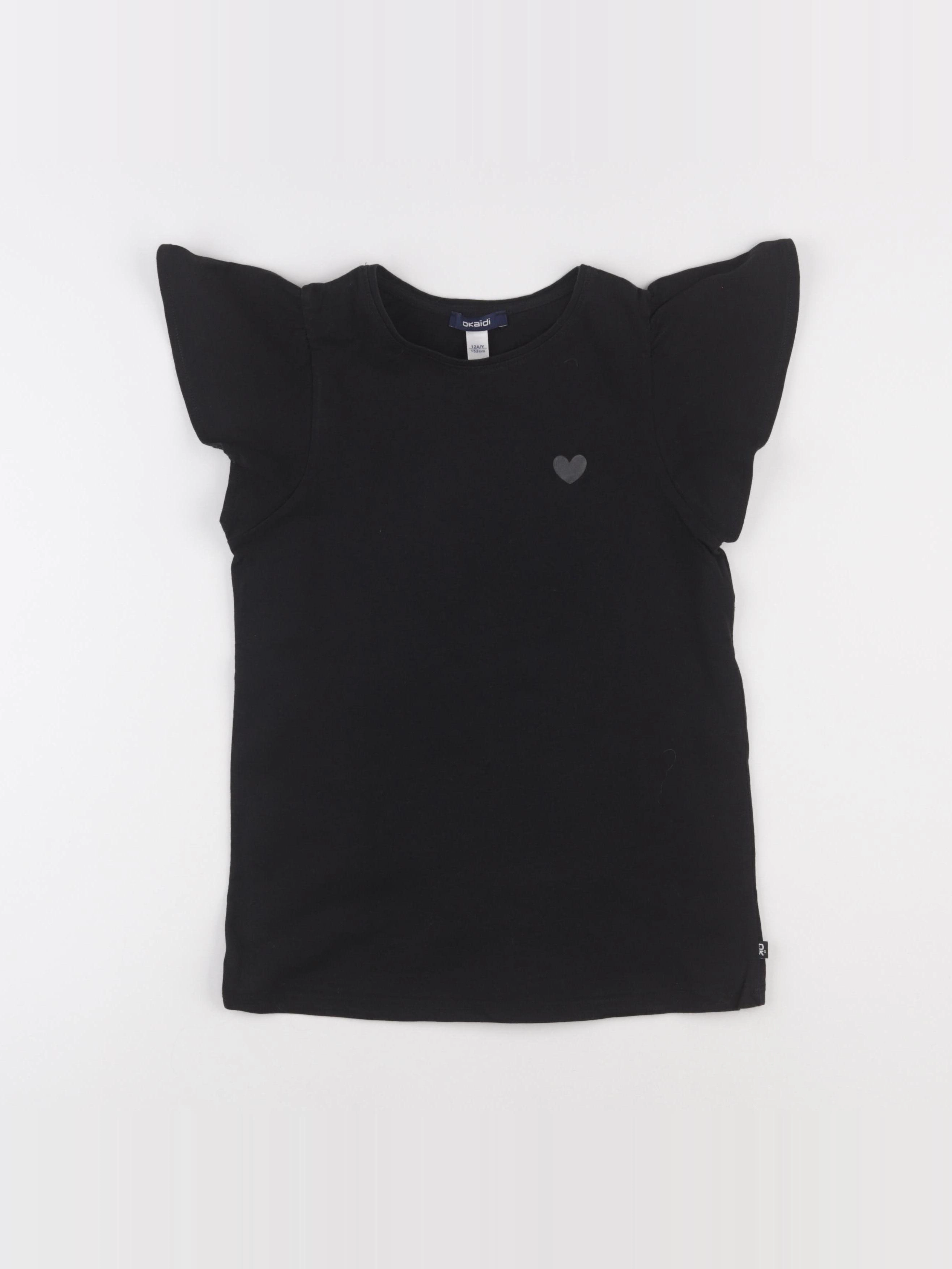 Okaidi - tee-shirt noir - 12 ans