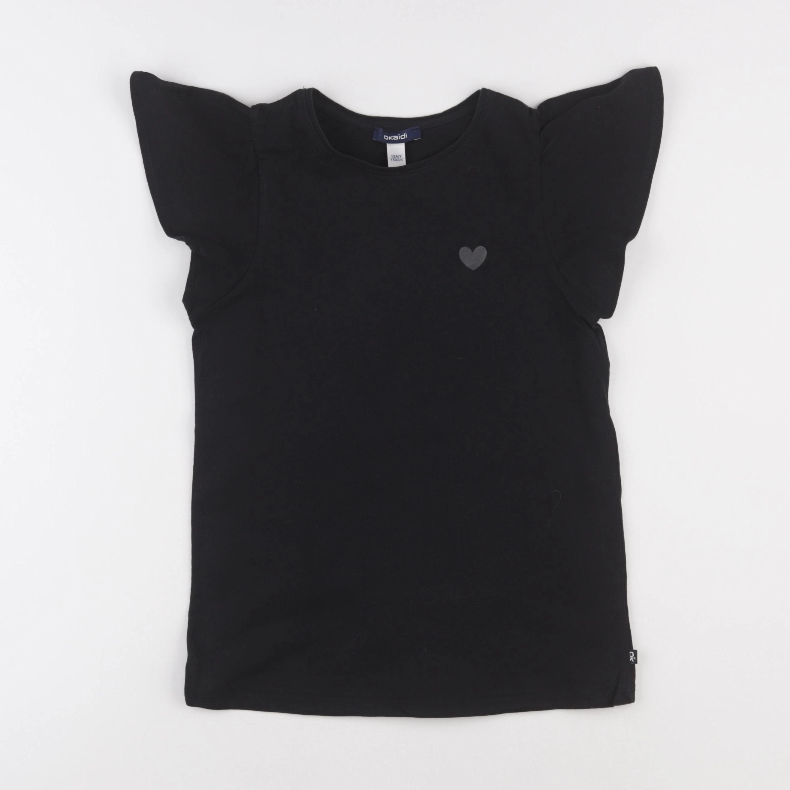 Okaidi - tee-shirt noir - 12 ans
