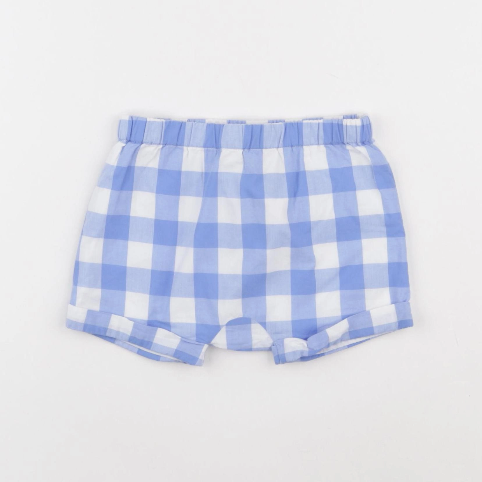 Jacadi - short blanc, bleu - 12 mois