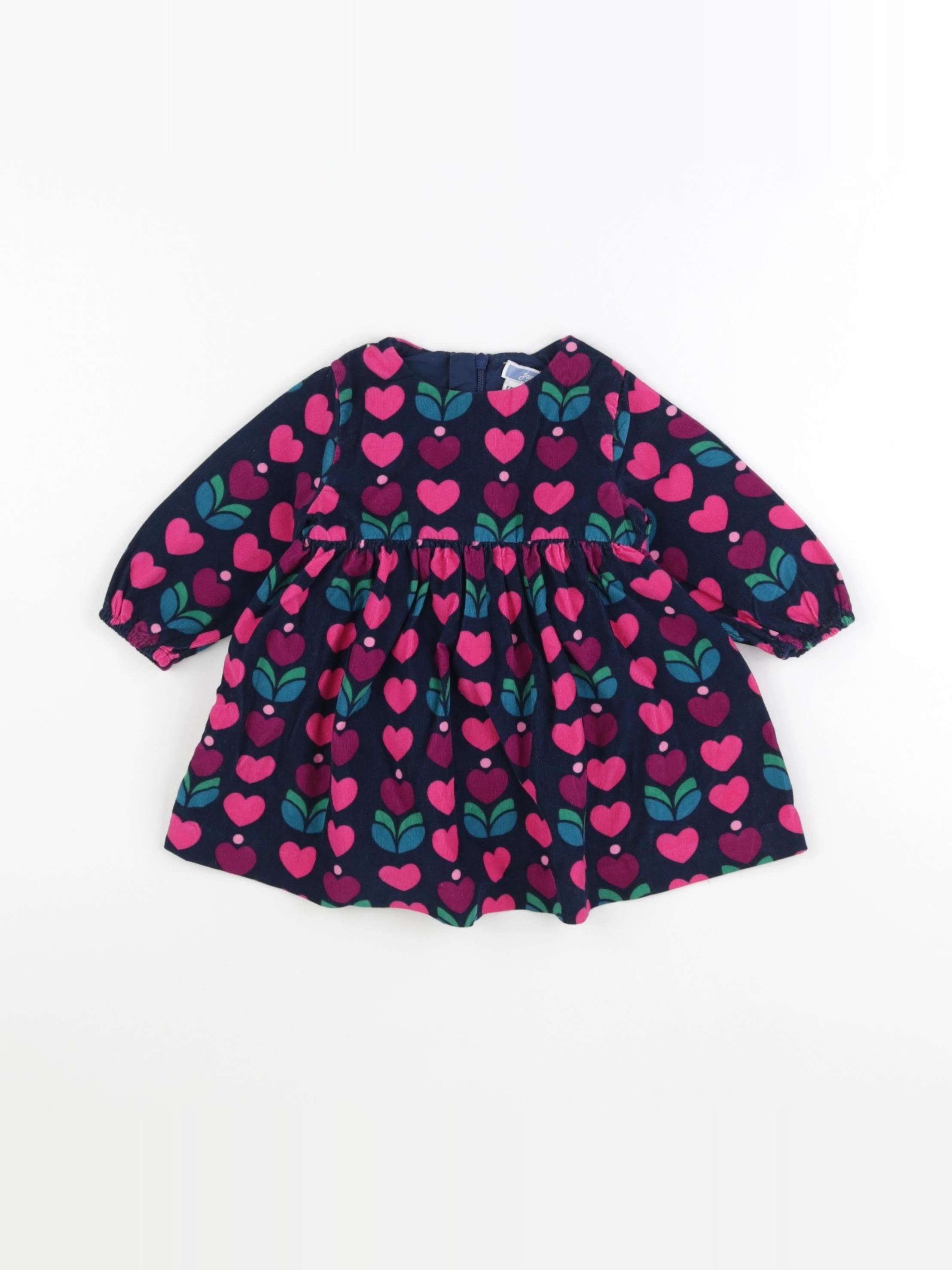 Jacadi - robe bleu, rose - 6 mois