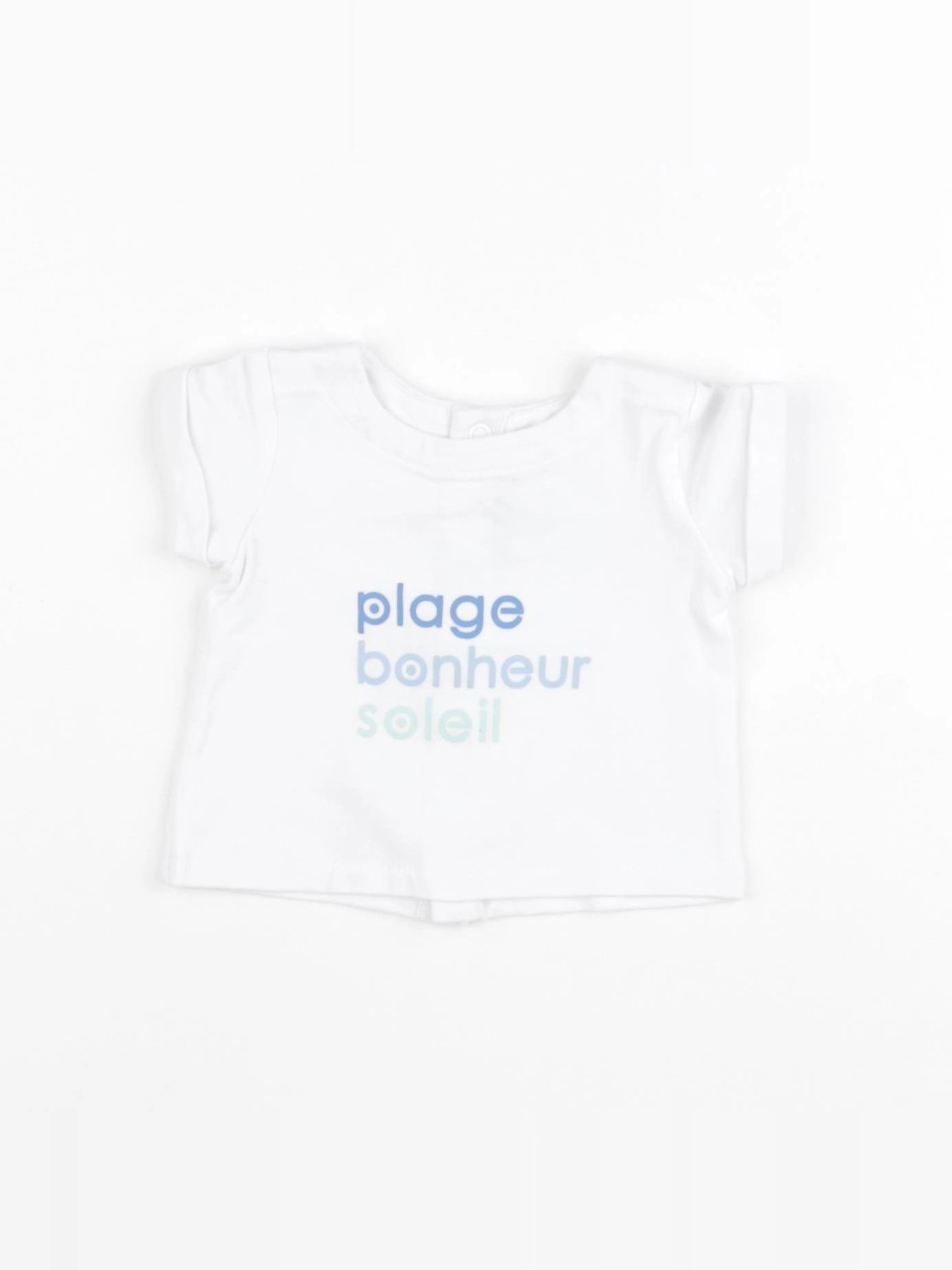 Jacadi - tee-shirt blanc - 1 mois