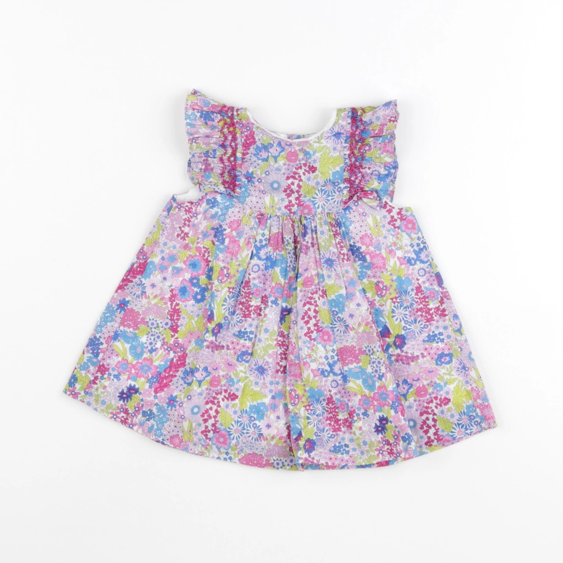 Jacadi - robe liberty multicolore - 3 mois