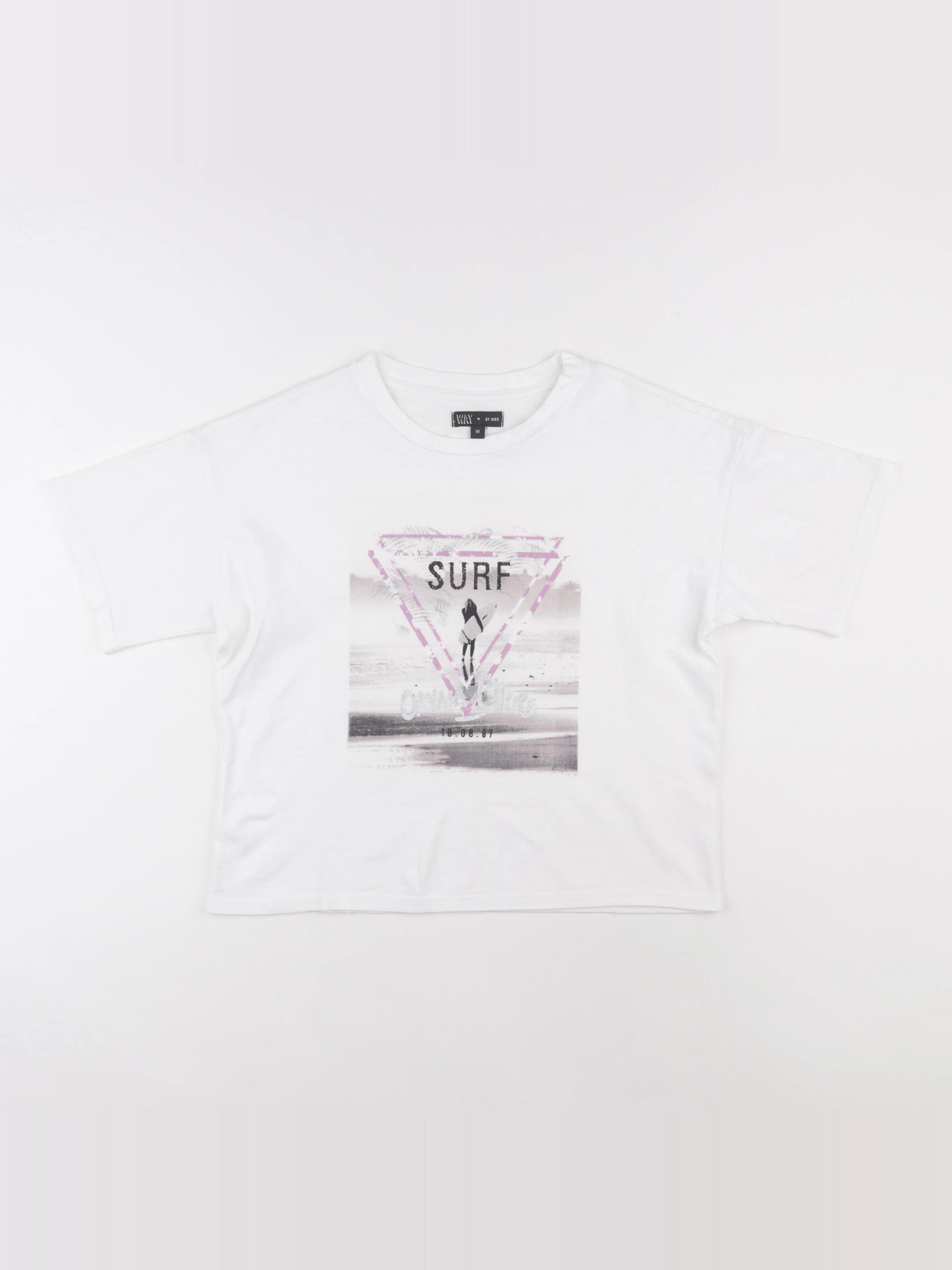 IKKS - tee-shirt blanc - 12 ans