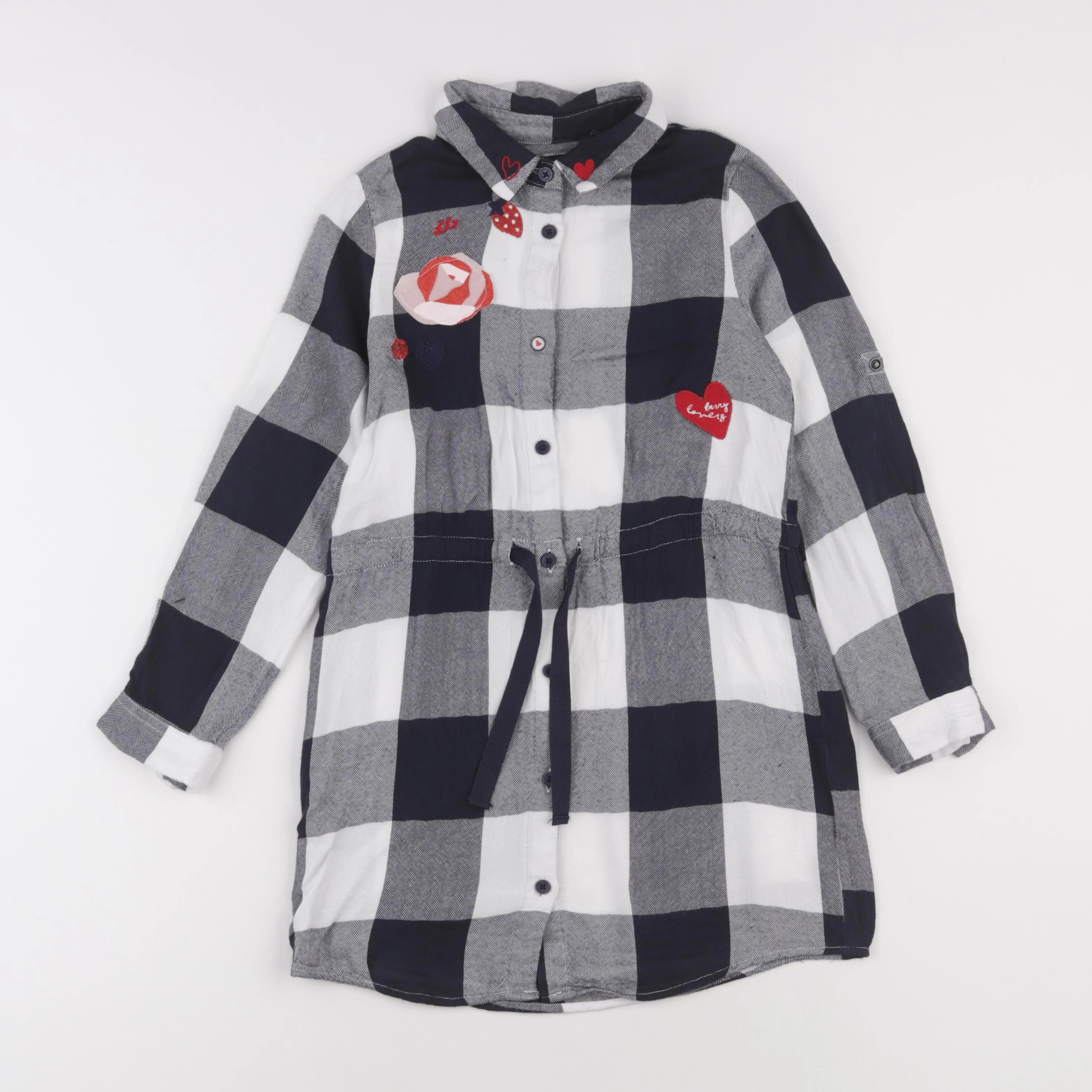 IKKS - robe bleu, blanc - 6 ans
