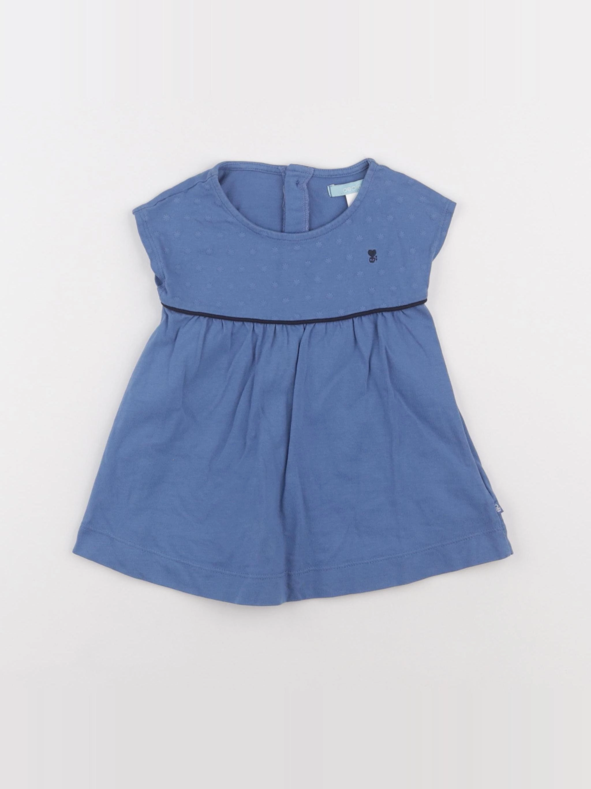 Obaïbi - robe bleu - 12 mois