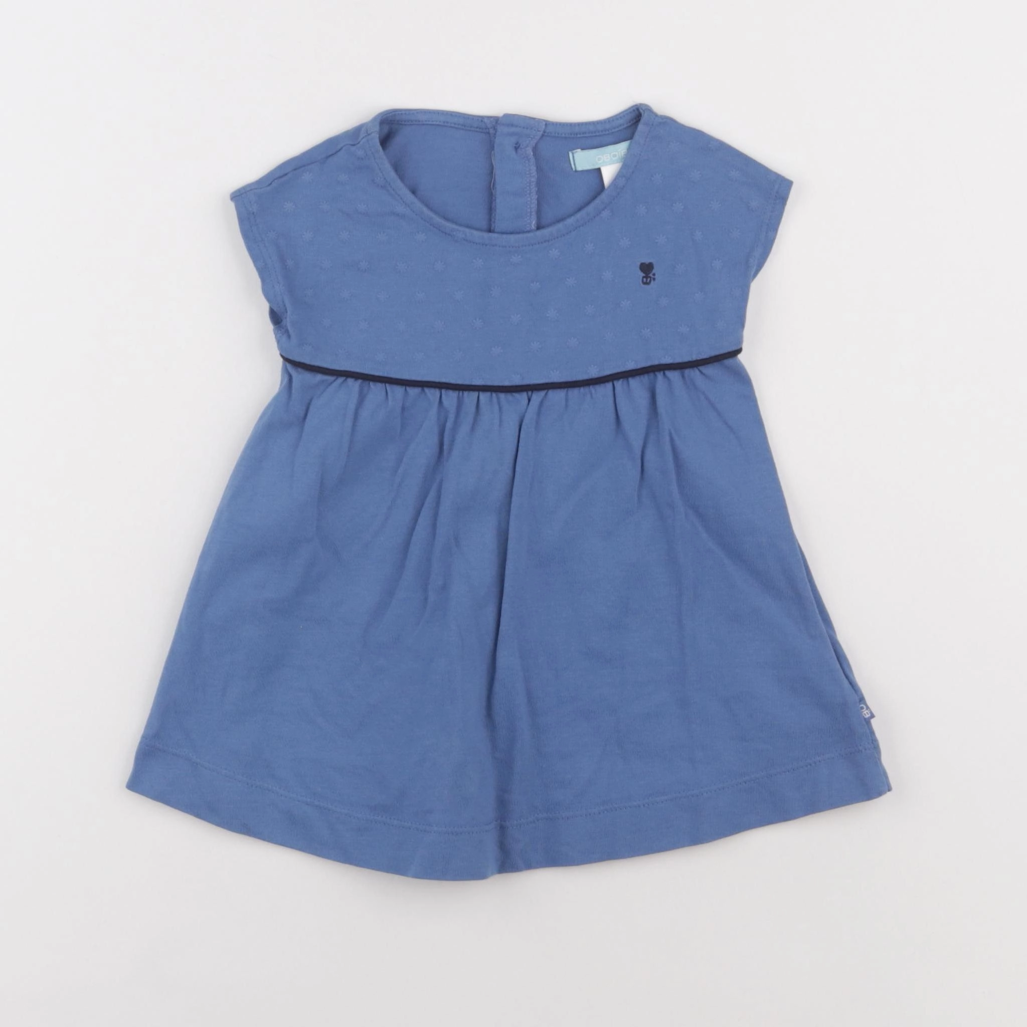 Obaïbi - robe bleu - 12 mois
