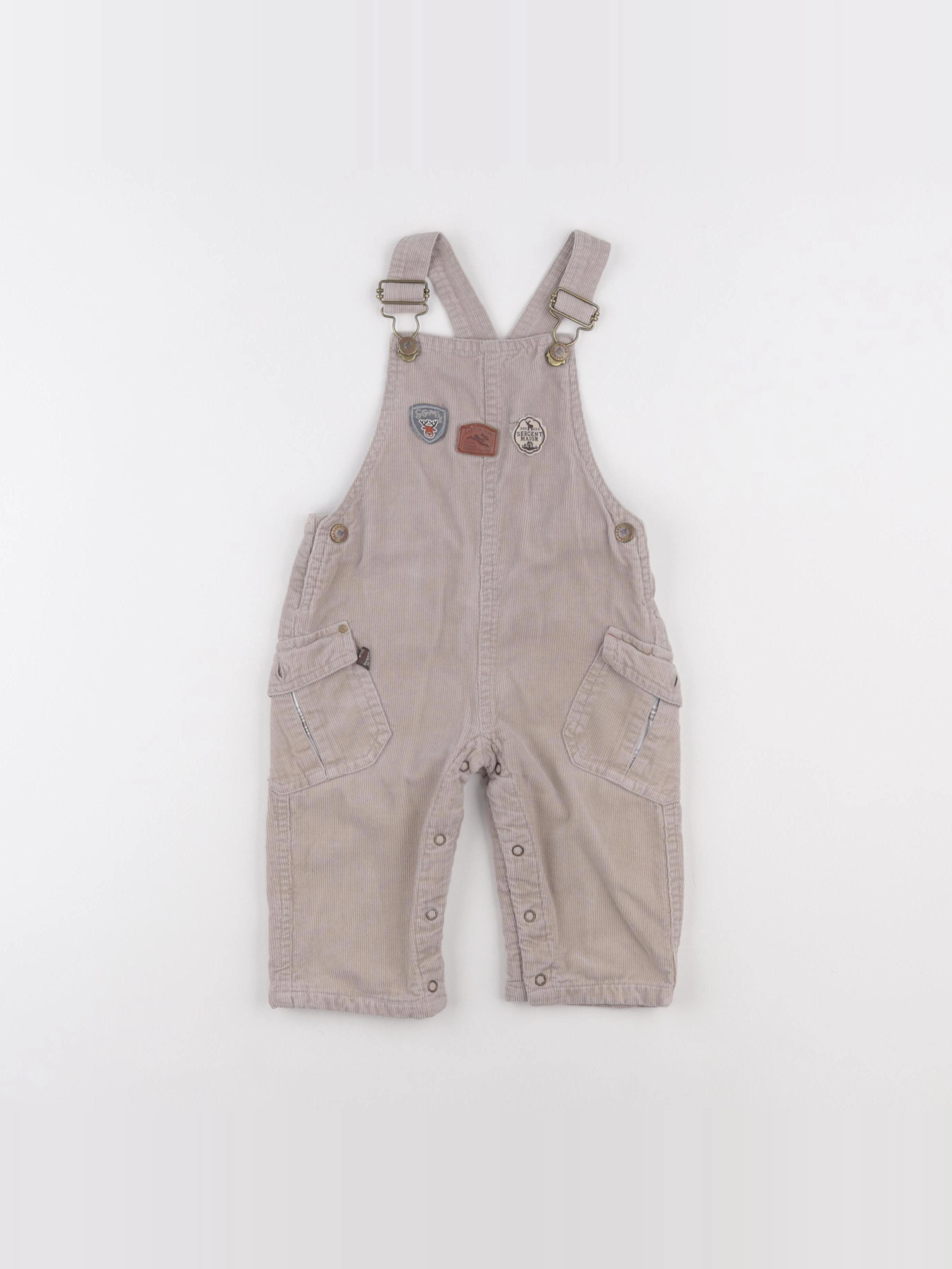 Sergent Major - salopette beige - 12 mois