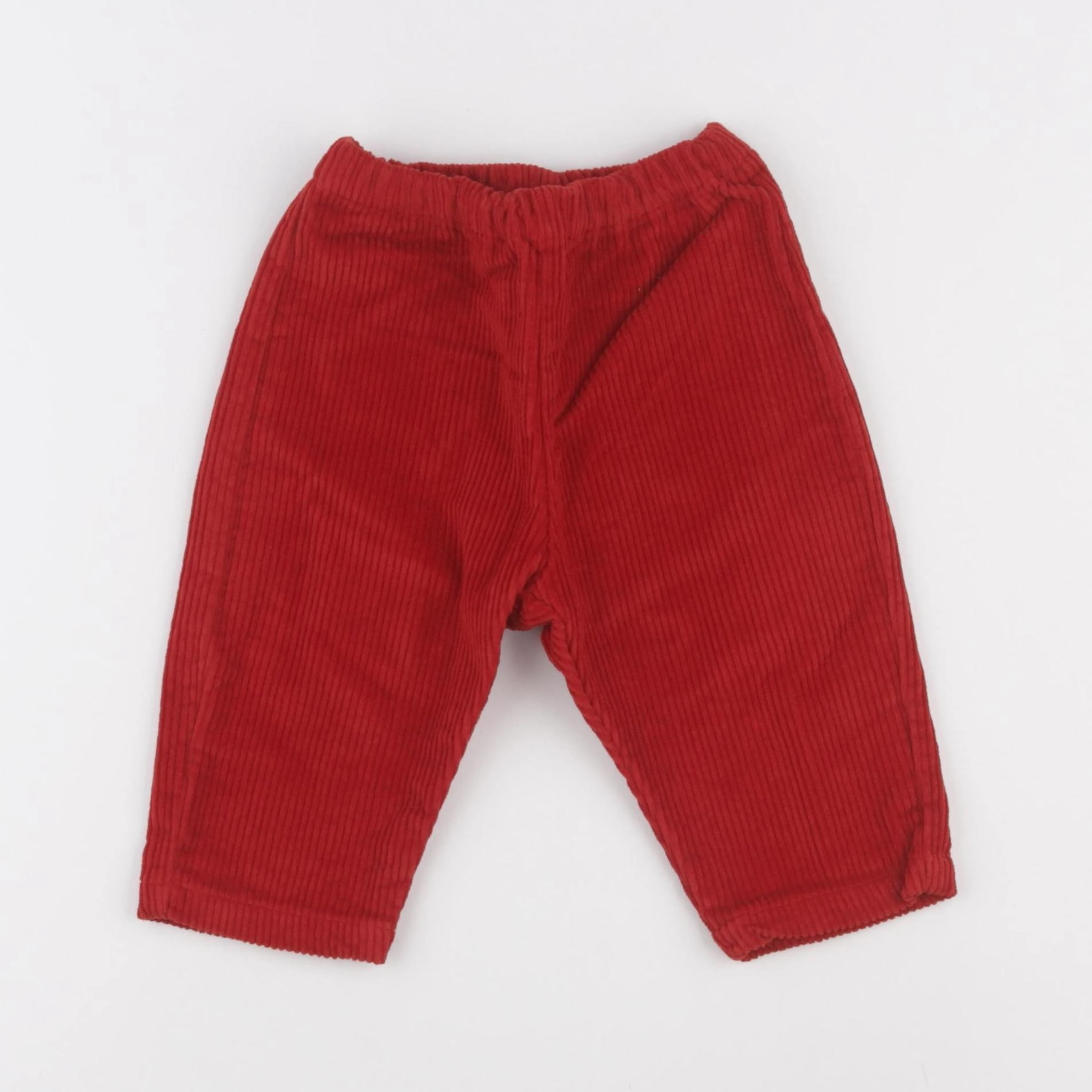 Petit Bateau - pantalon rouge - 12 mois