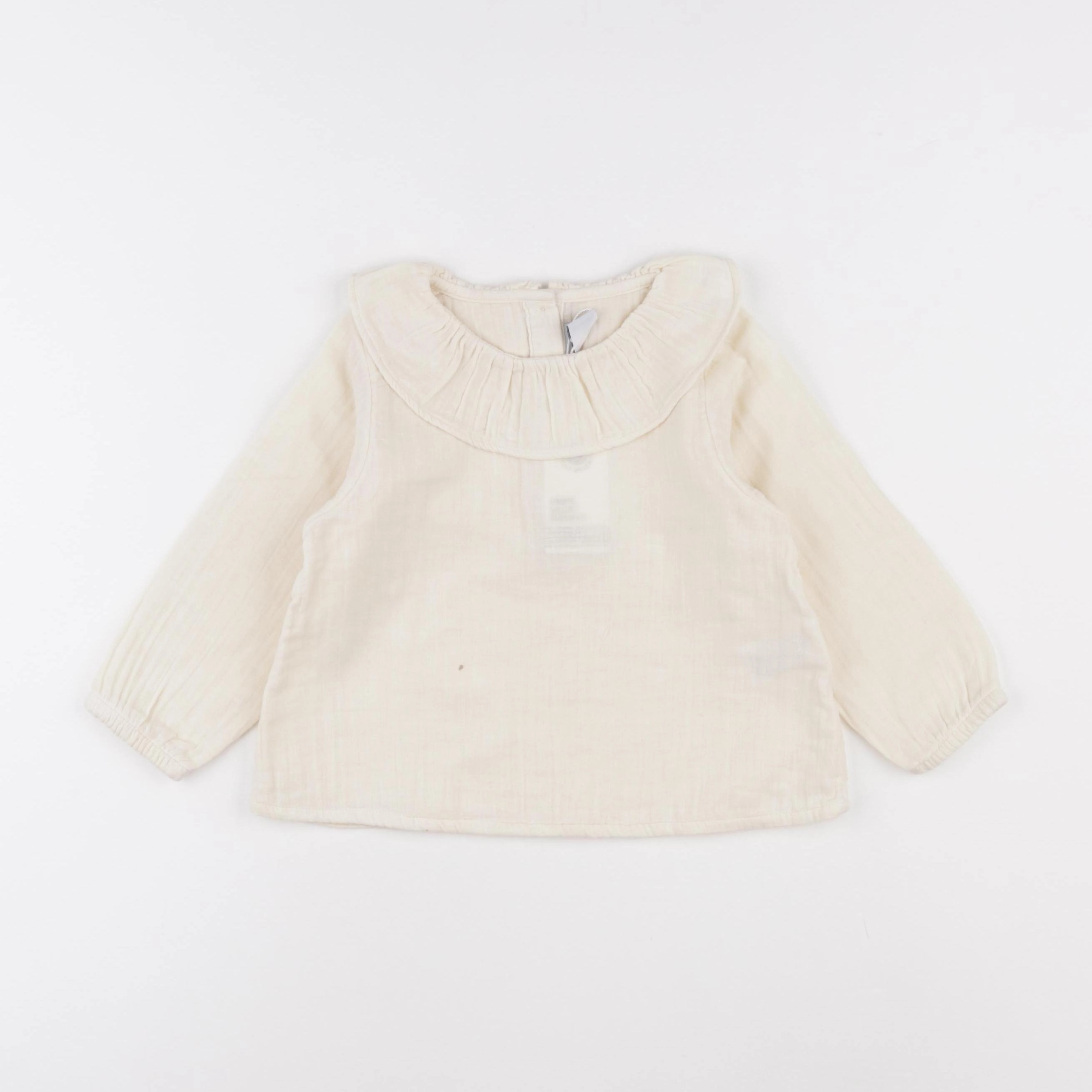 Petit Bateau - blouse beige - 24 mois