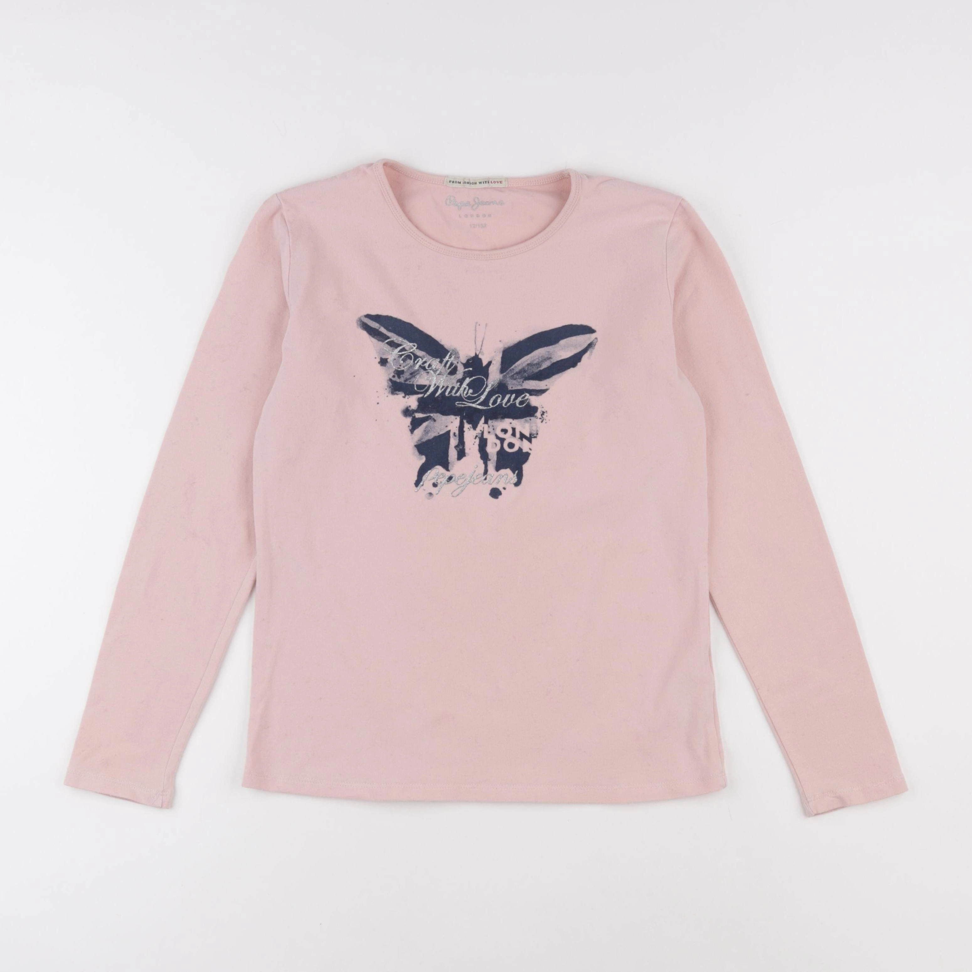Pepe Jeans - tee-shirt rose - 12 ans