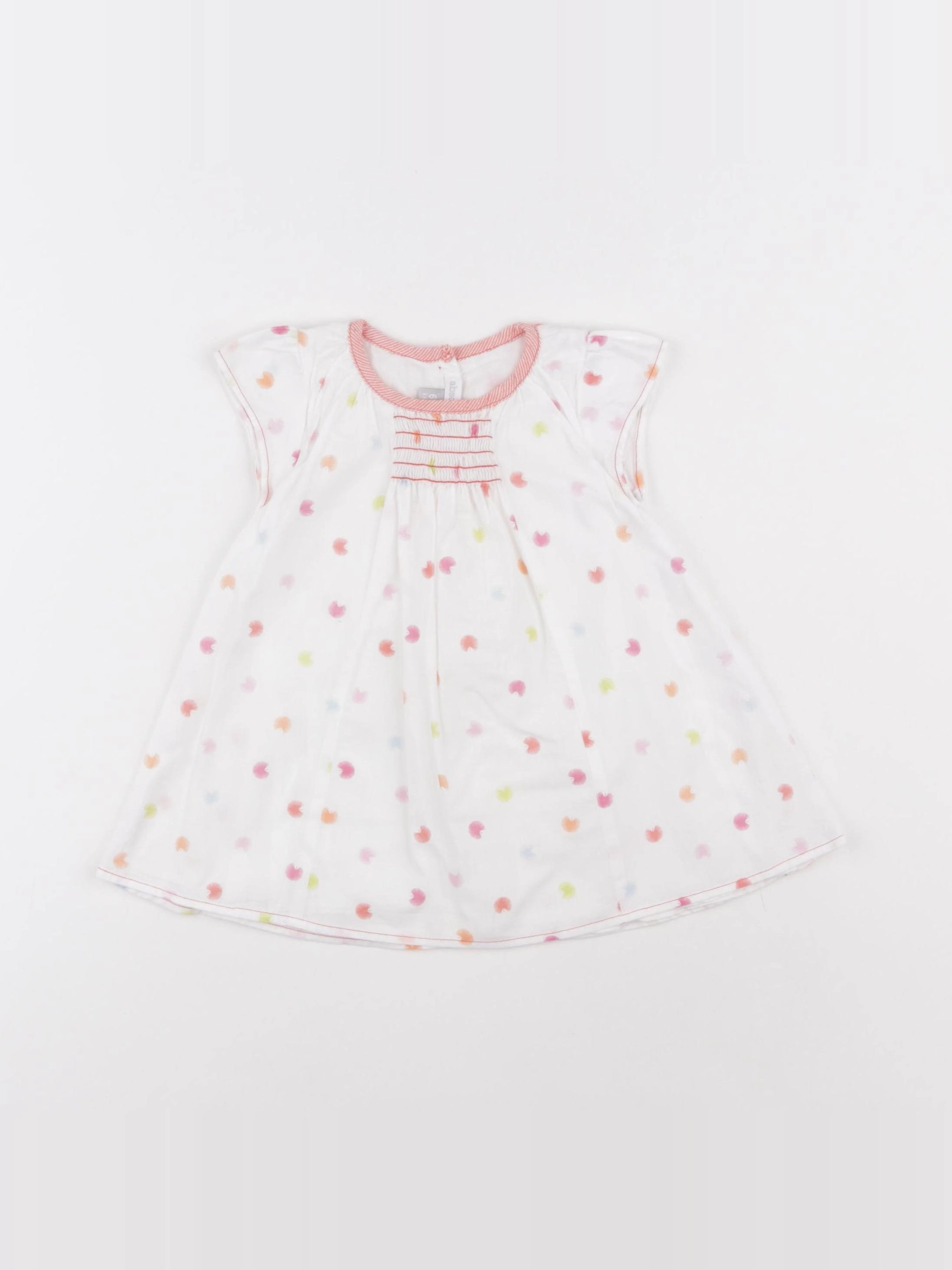 Absorba - robe blanc - 6 mois