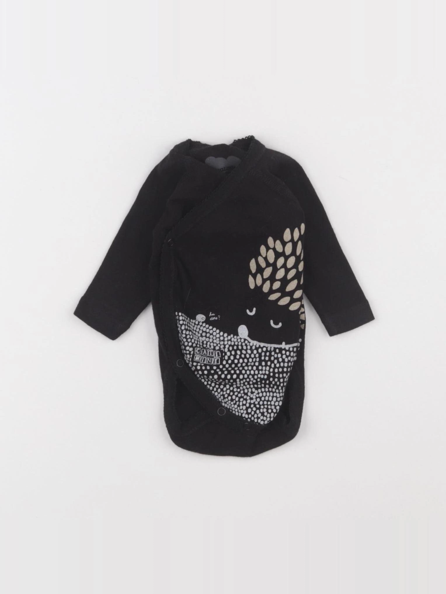 Catimini - body noir - 0 mois
