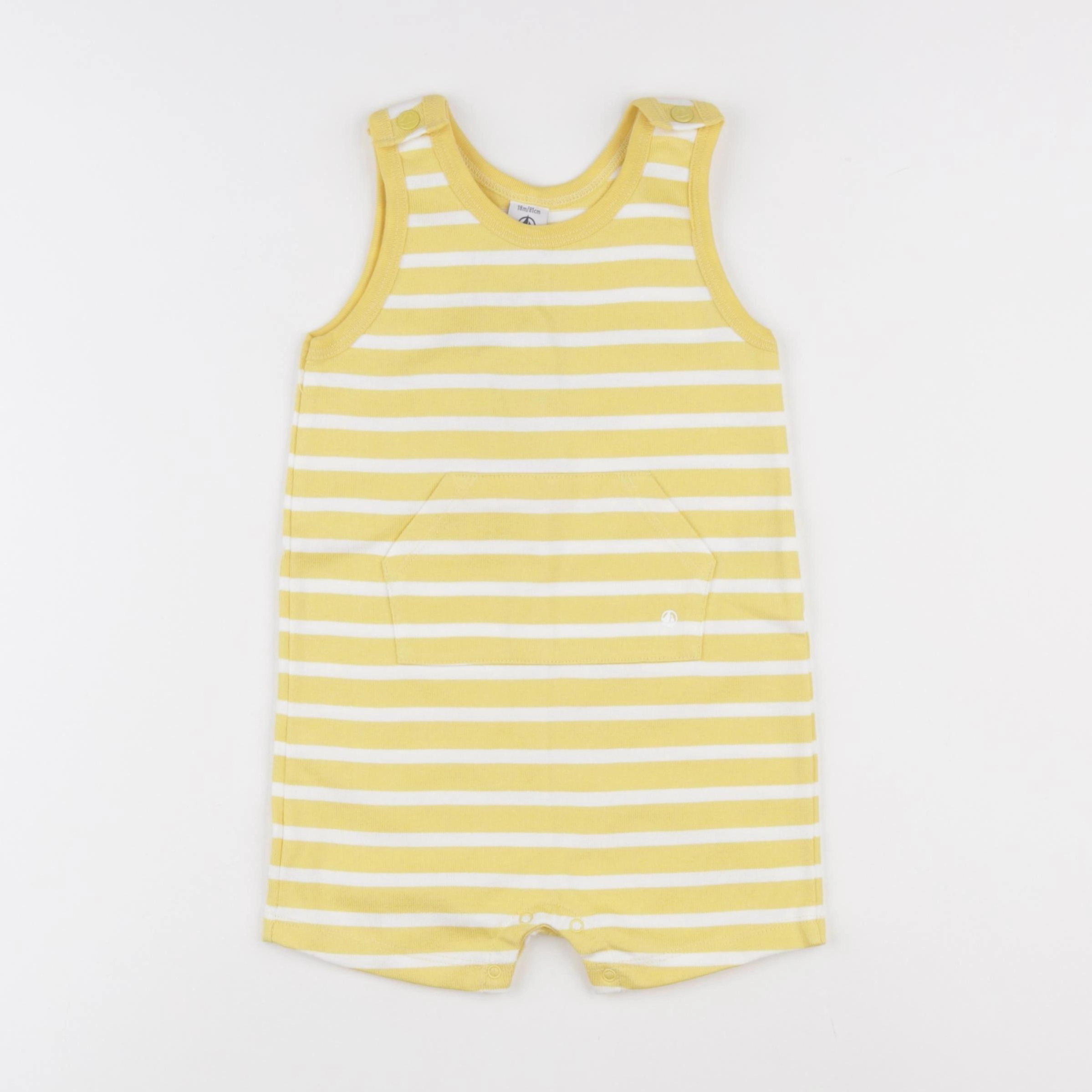 Petit Bateau - combinaison jaune - 18 mois