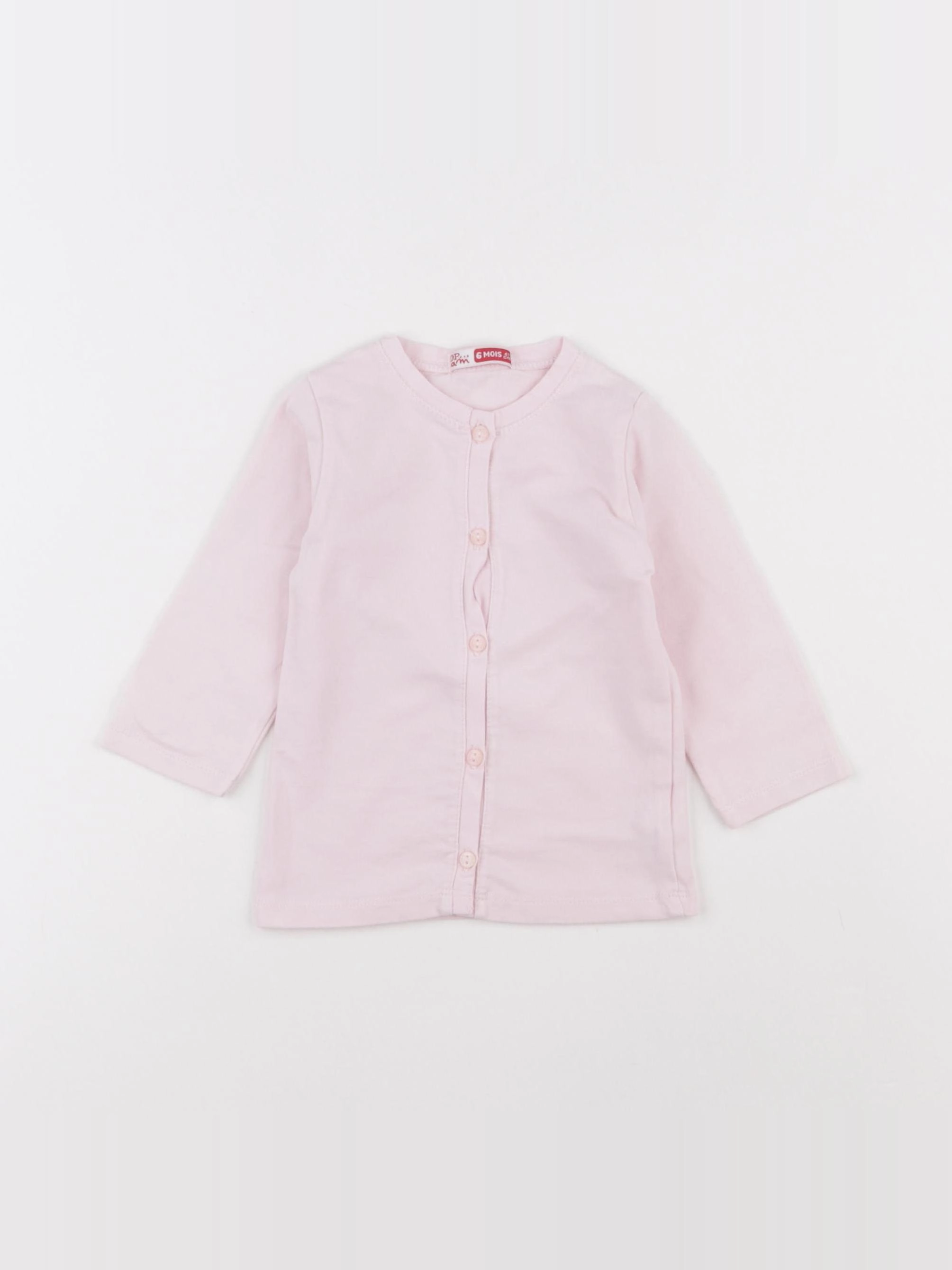 DPAM - tee-shirt rose - 6 mois