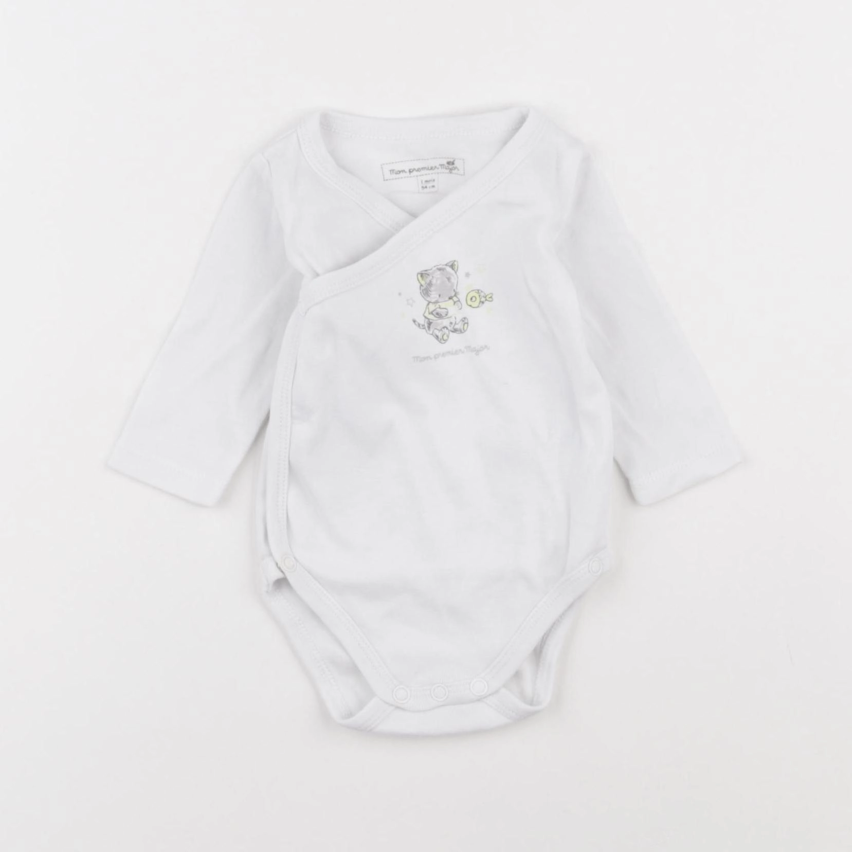 Sergent Major - body blanc - 1 mois