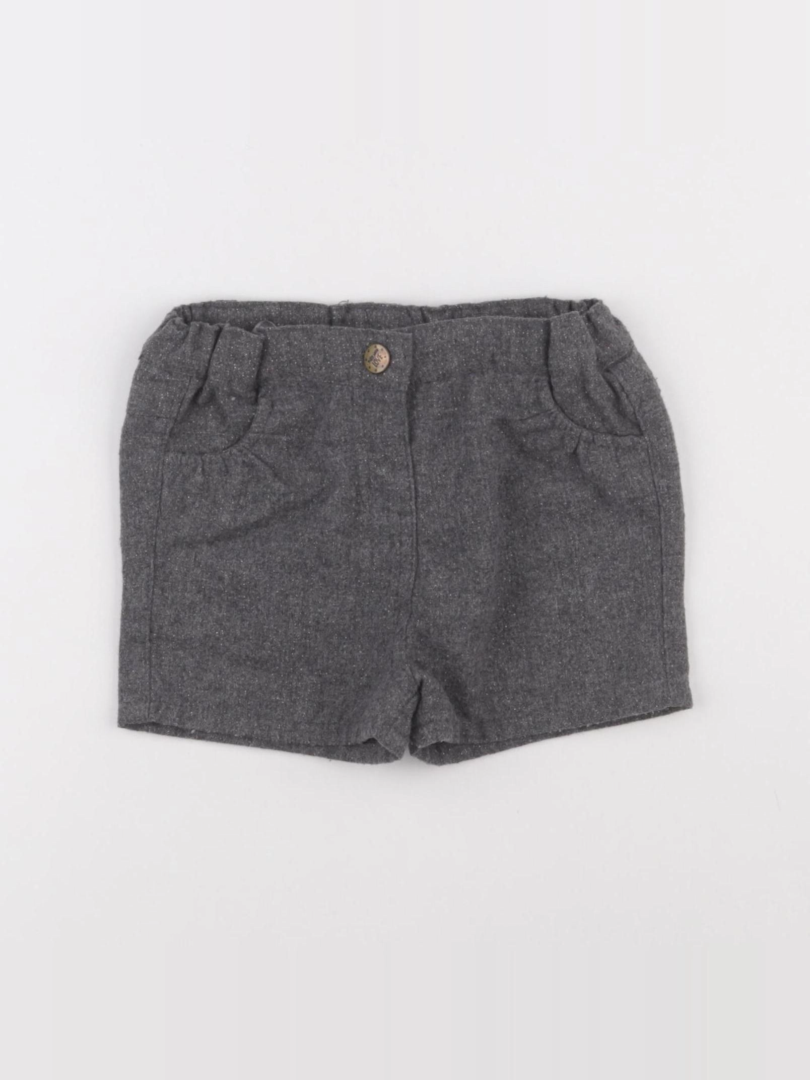 Tape à l'oeil - short gris - 36 mois