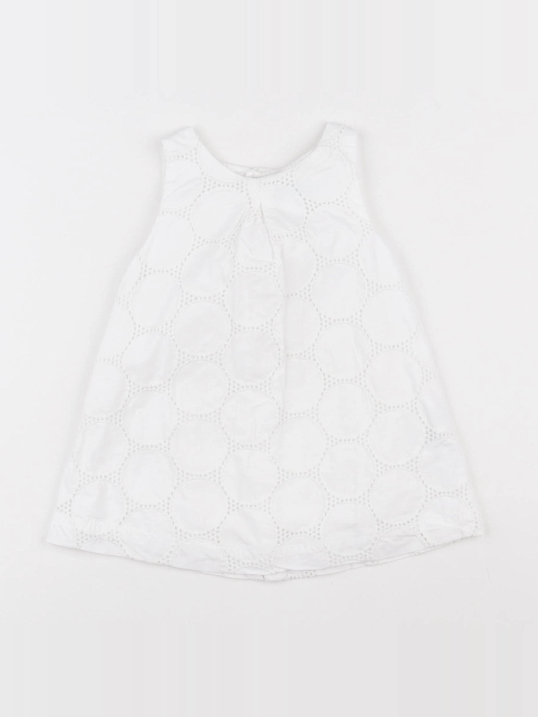 Obaïbi - robe blanc - 6 mois