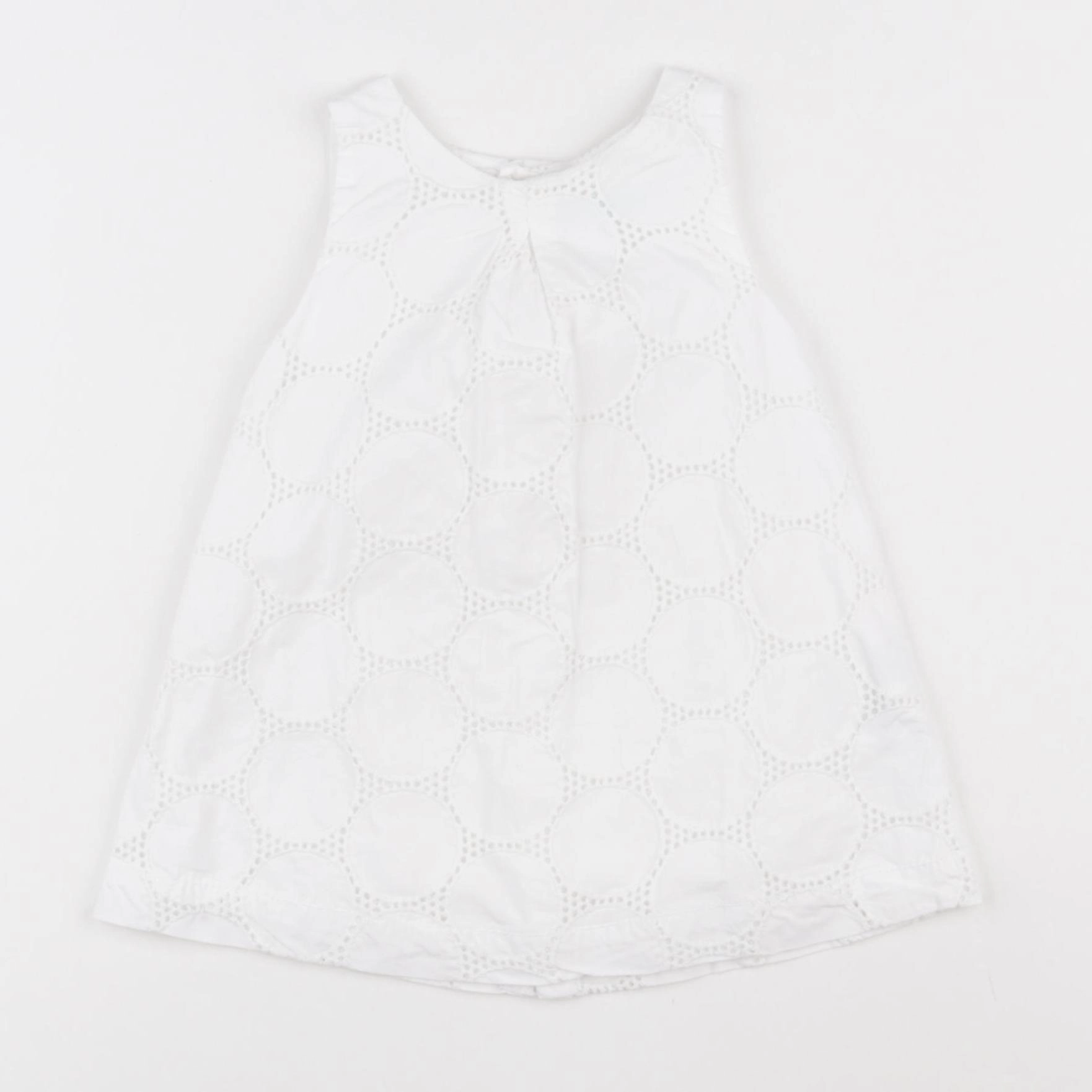 Obaïbi - robe blanc - 6 mois
