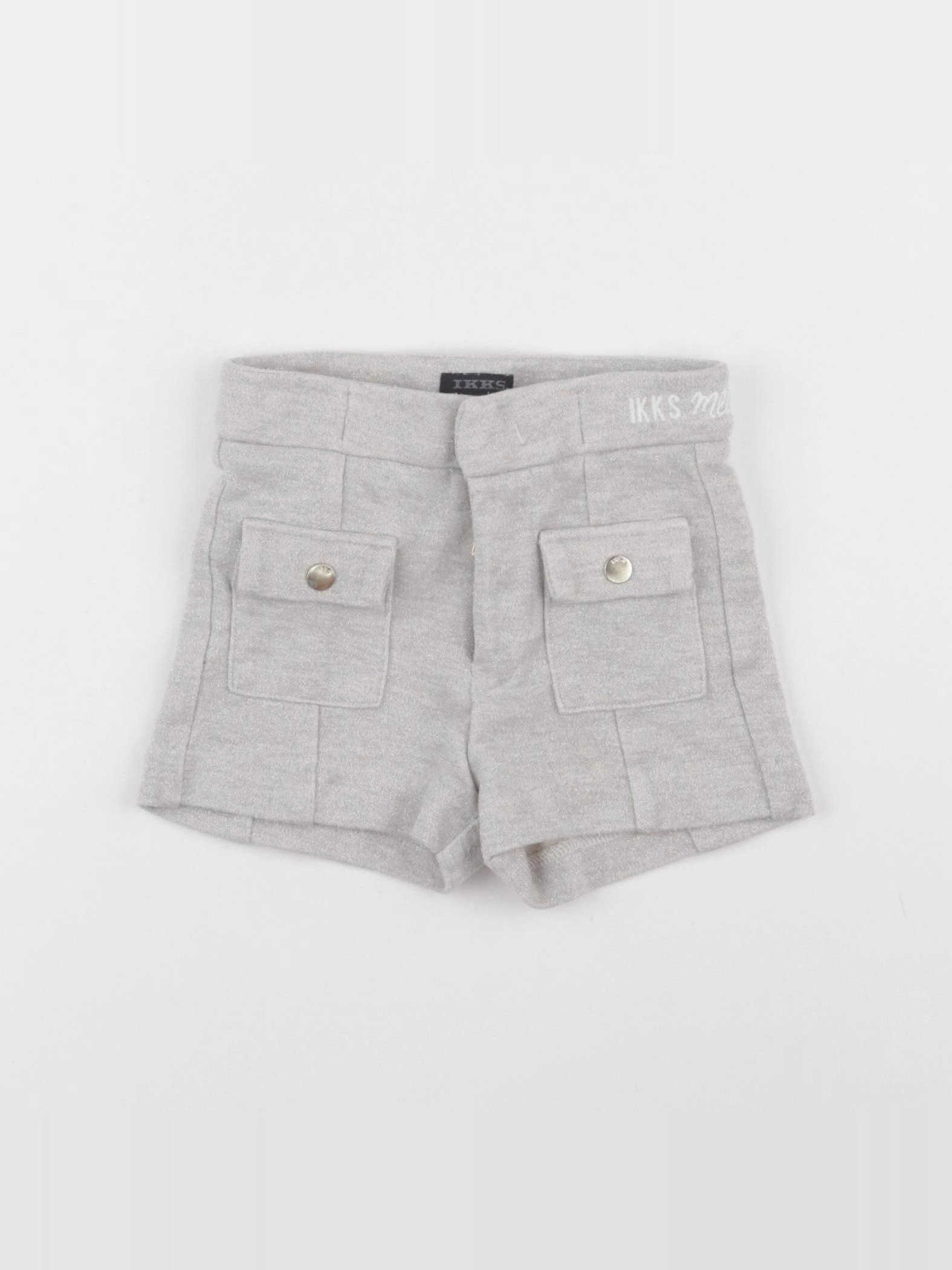 IKKS - short gris, argent - 3 ans