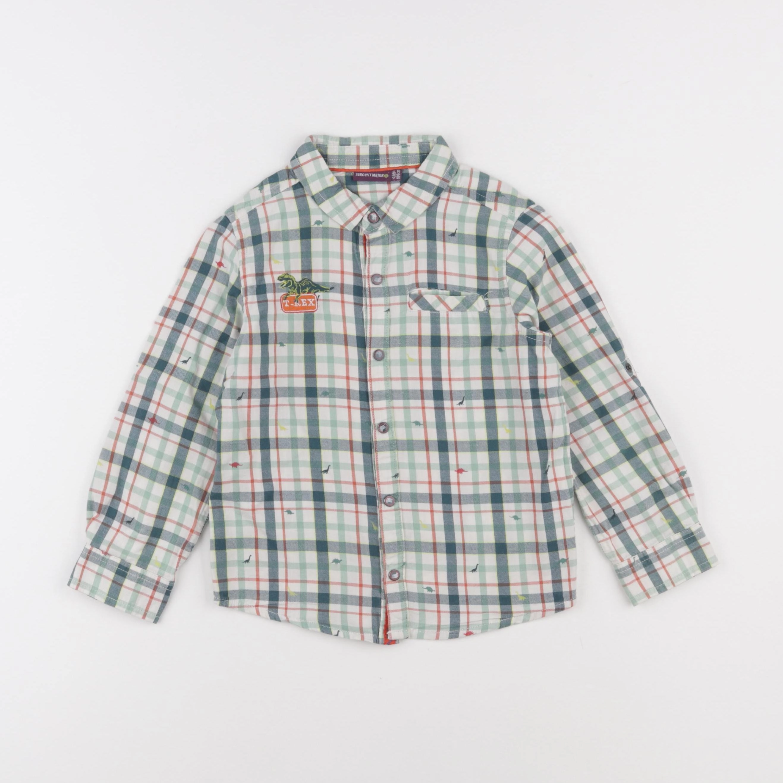 Sergent Major - chemise multicolore - 4 ans