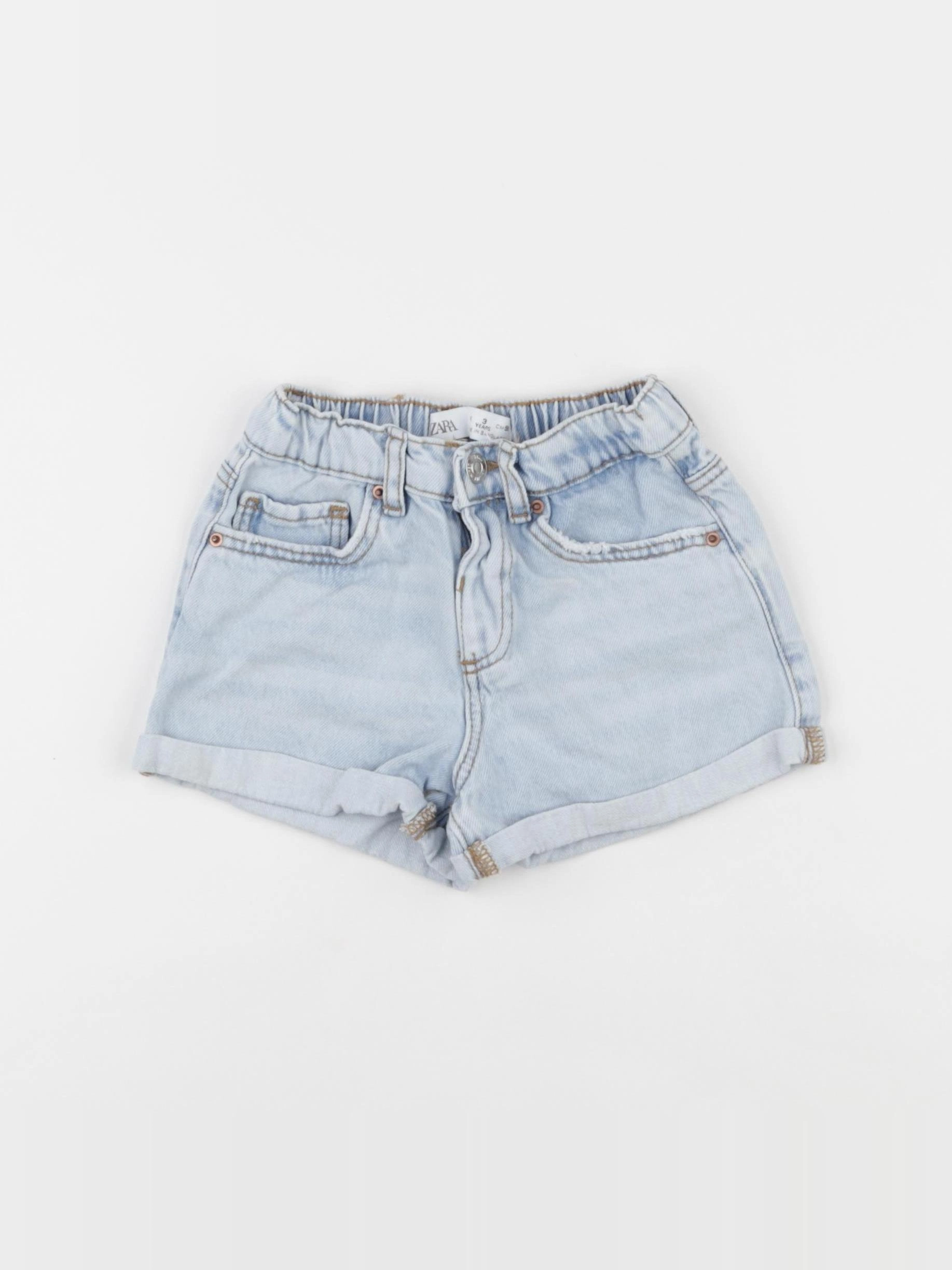 Zara - short bleu - 3 ans