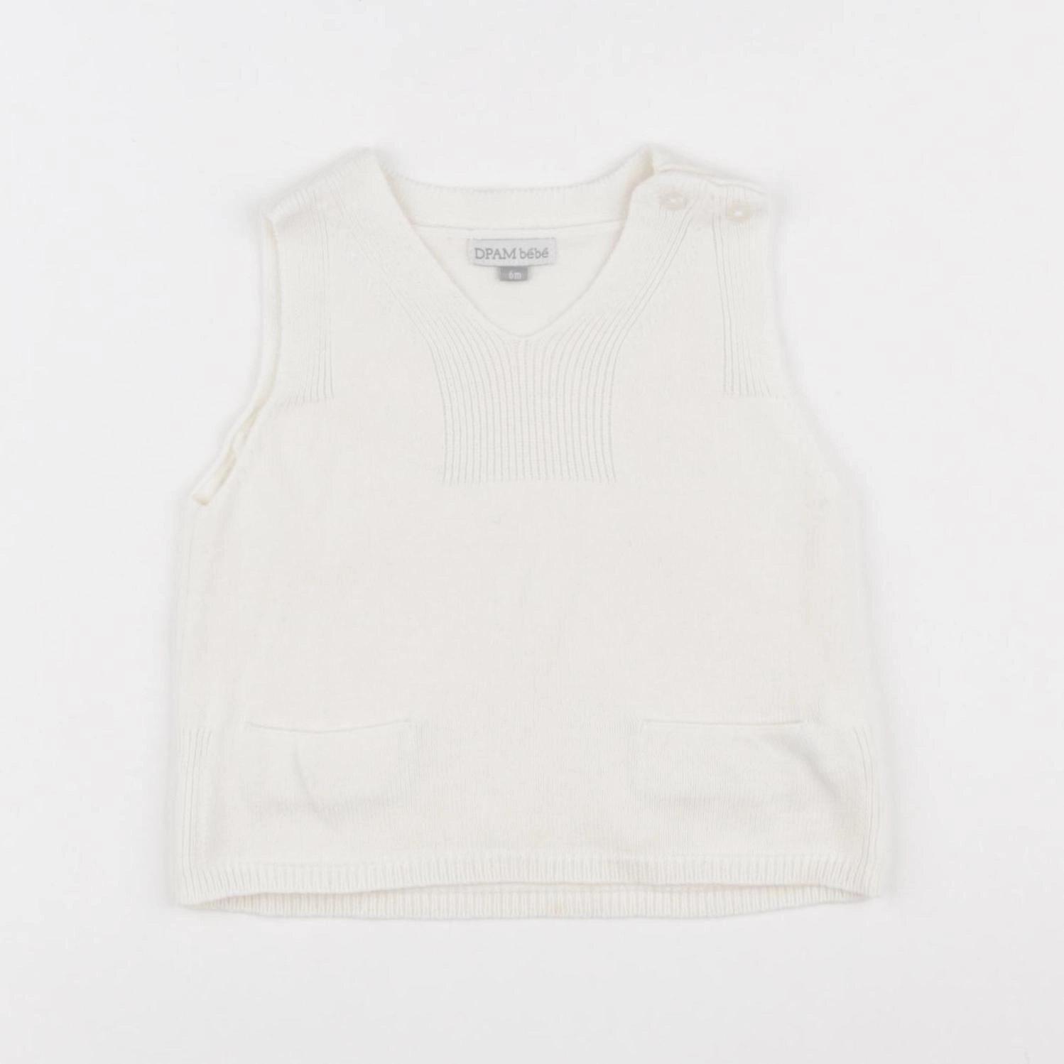 DPAM - pull beige - 6 mois
