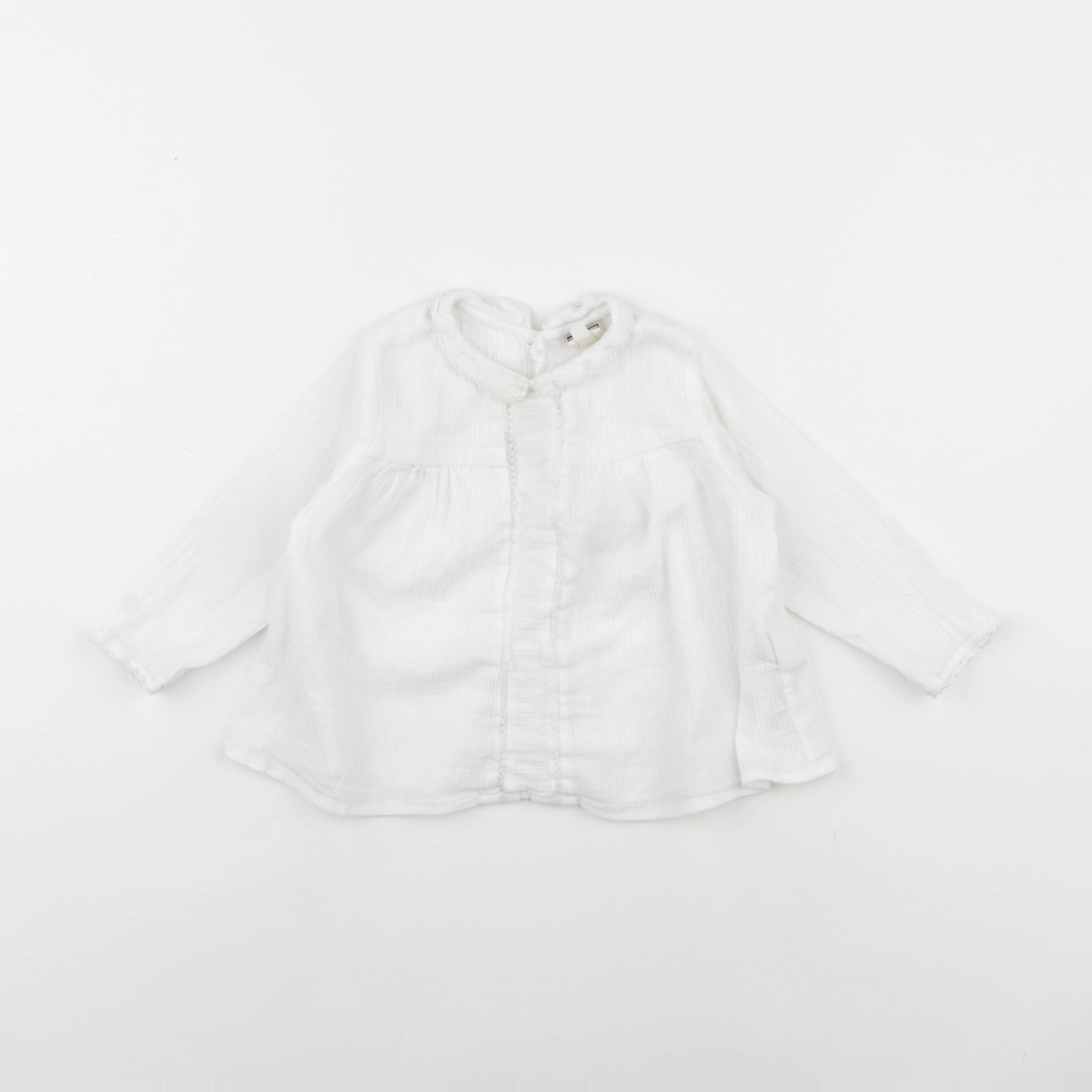 Bonton - blouse blanc - 18 mois