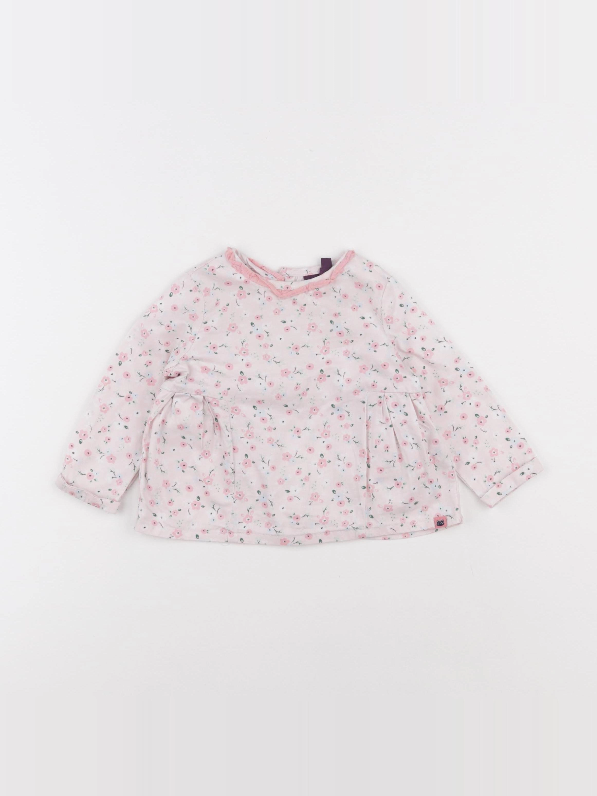 Sergent Major - blouse rose - 9 mois