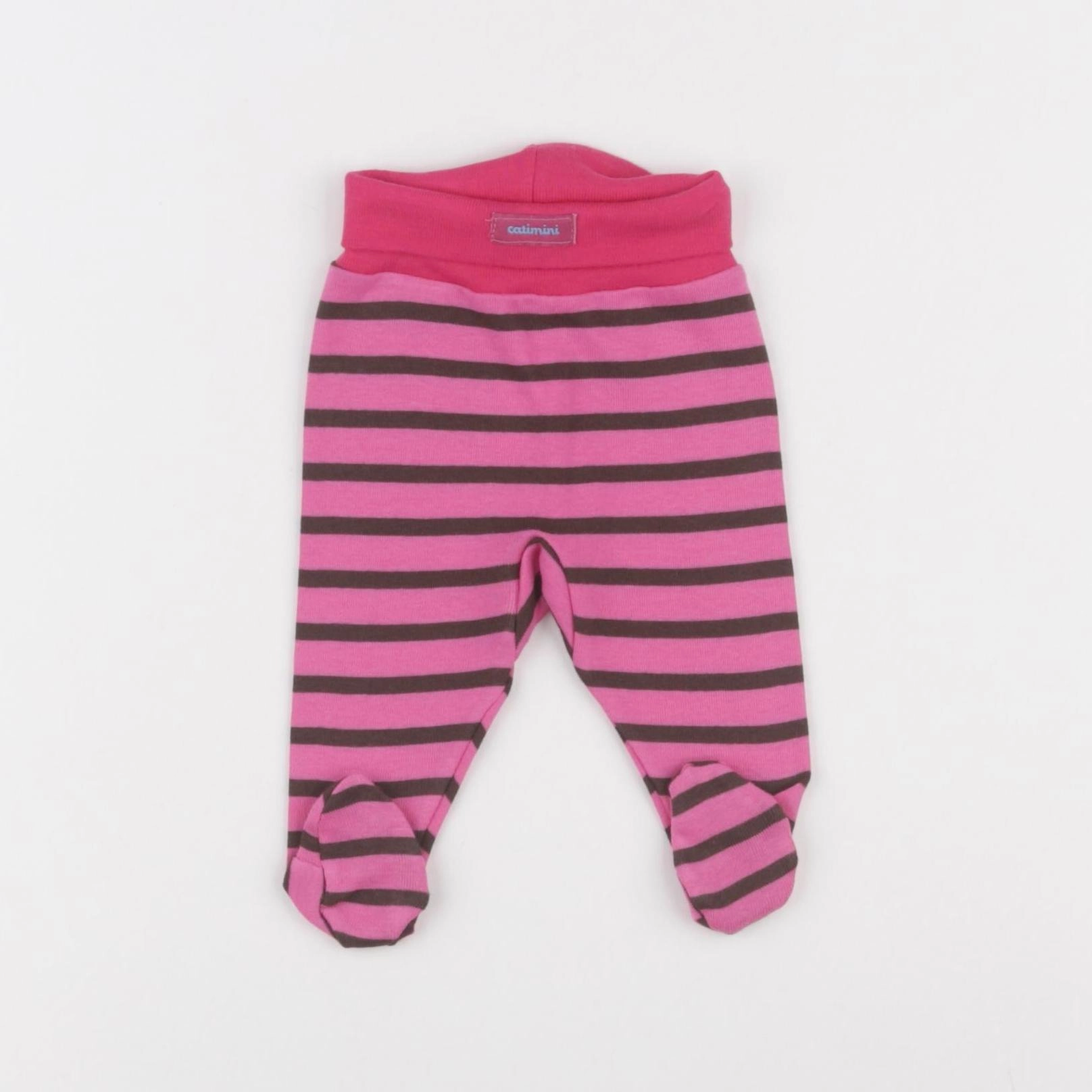 Catimini - legging rose - 0 mois