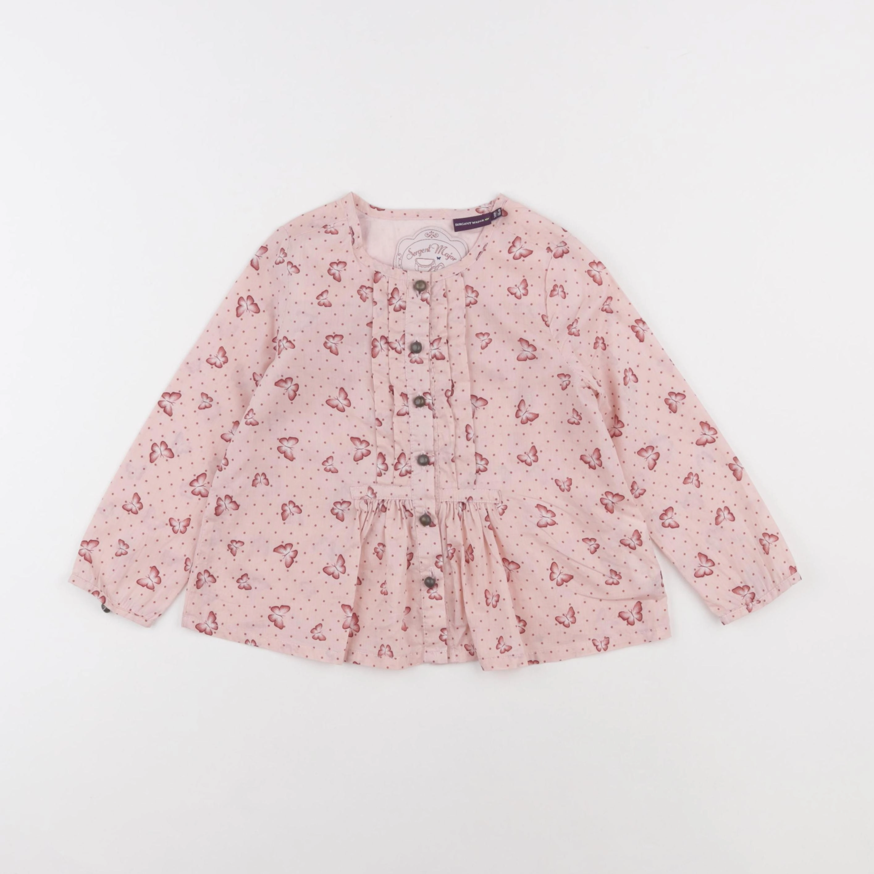 Sergent Major - blouse rose - 3 ans
