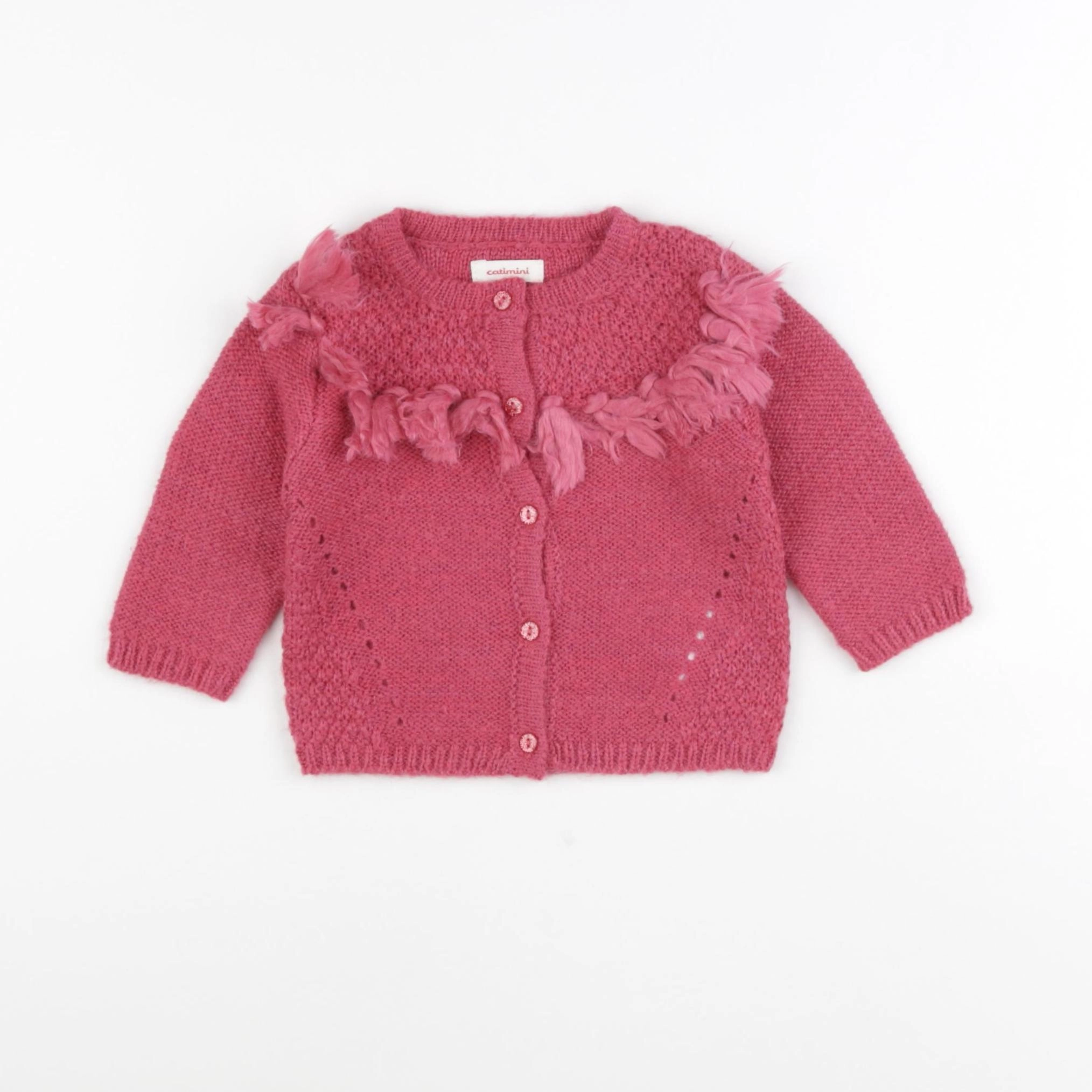 Catimini - gilet rose - 6 ans