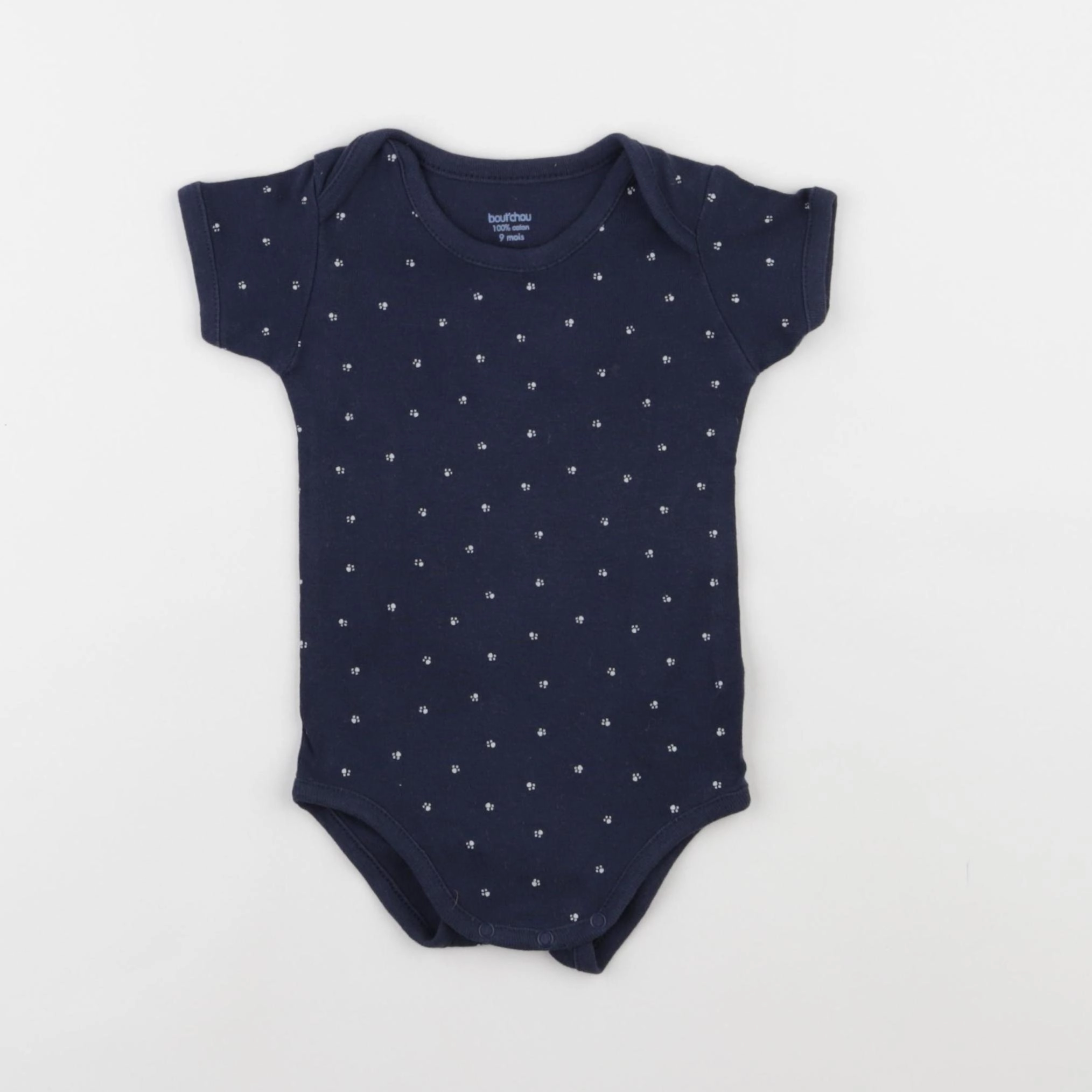 Boutchou - body bleu - 9 mois