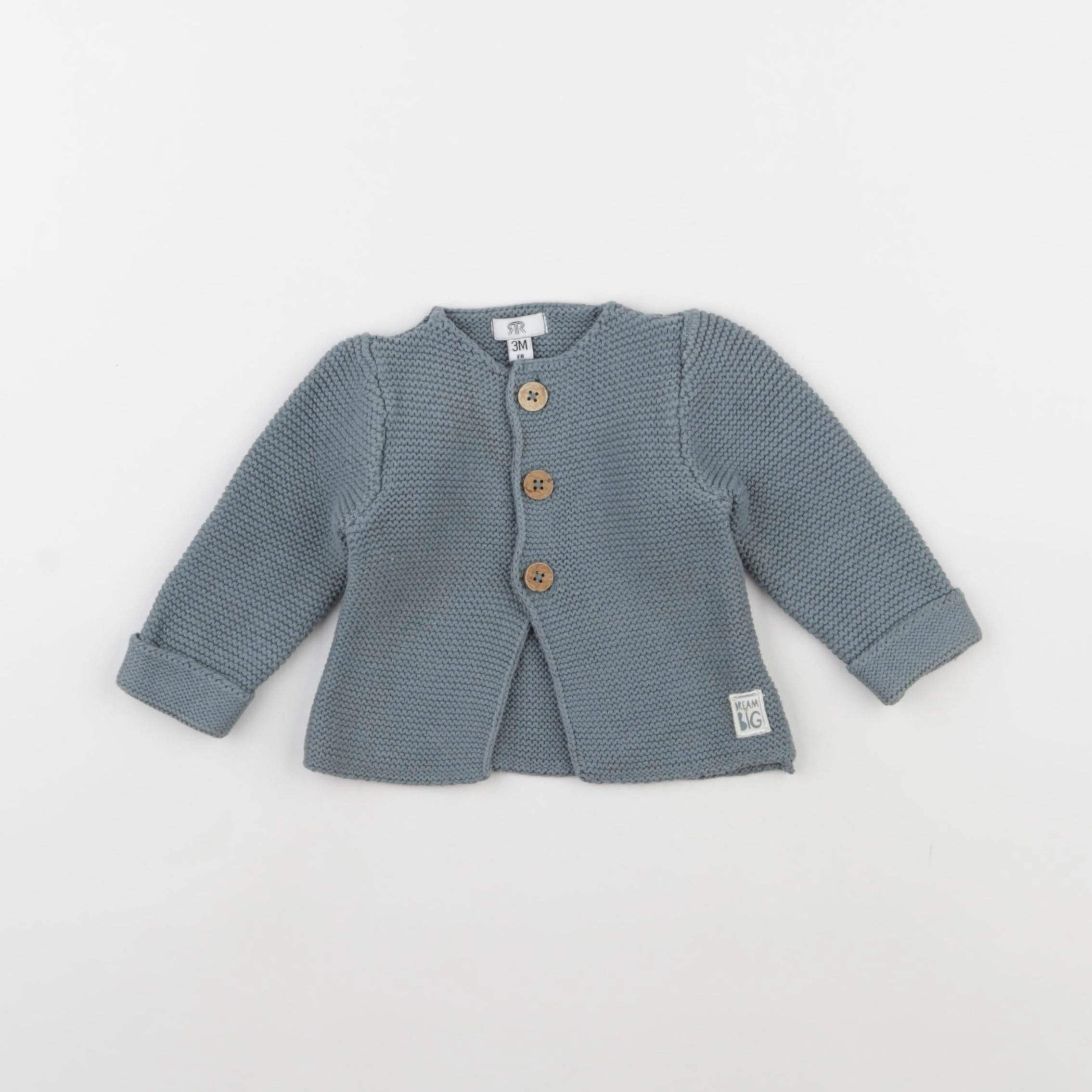La Redoute - gilet bleu - 3 mois