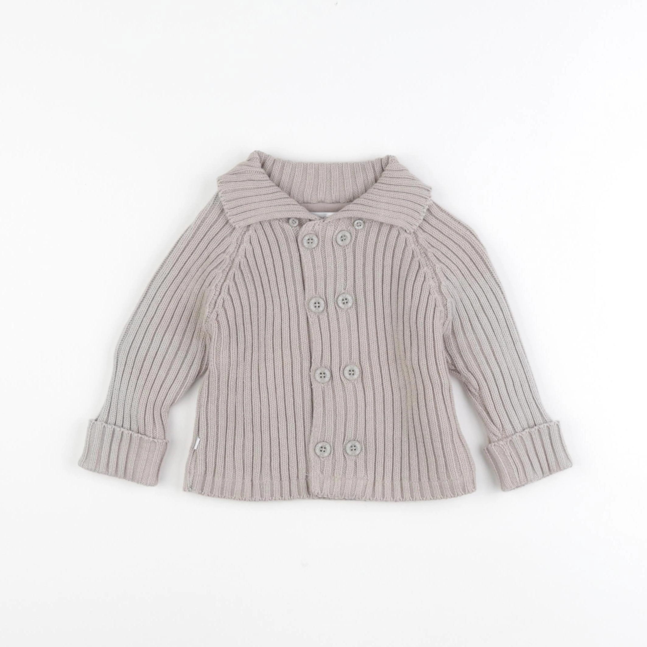 Obaïbi - gilet marron - 6 mois