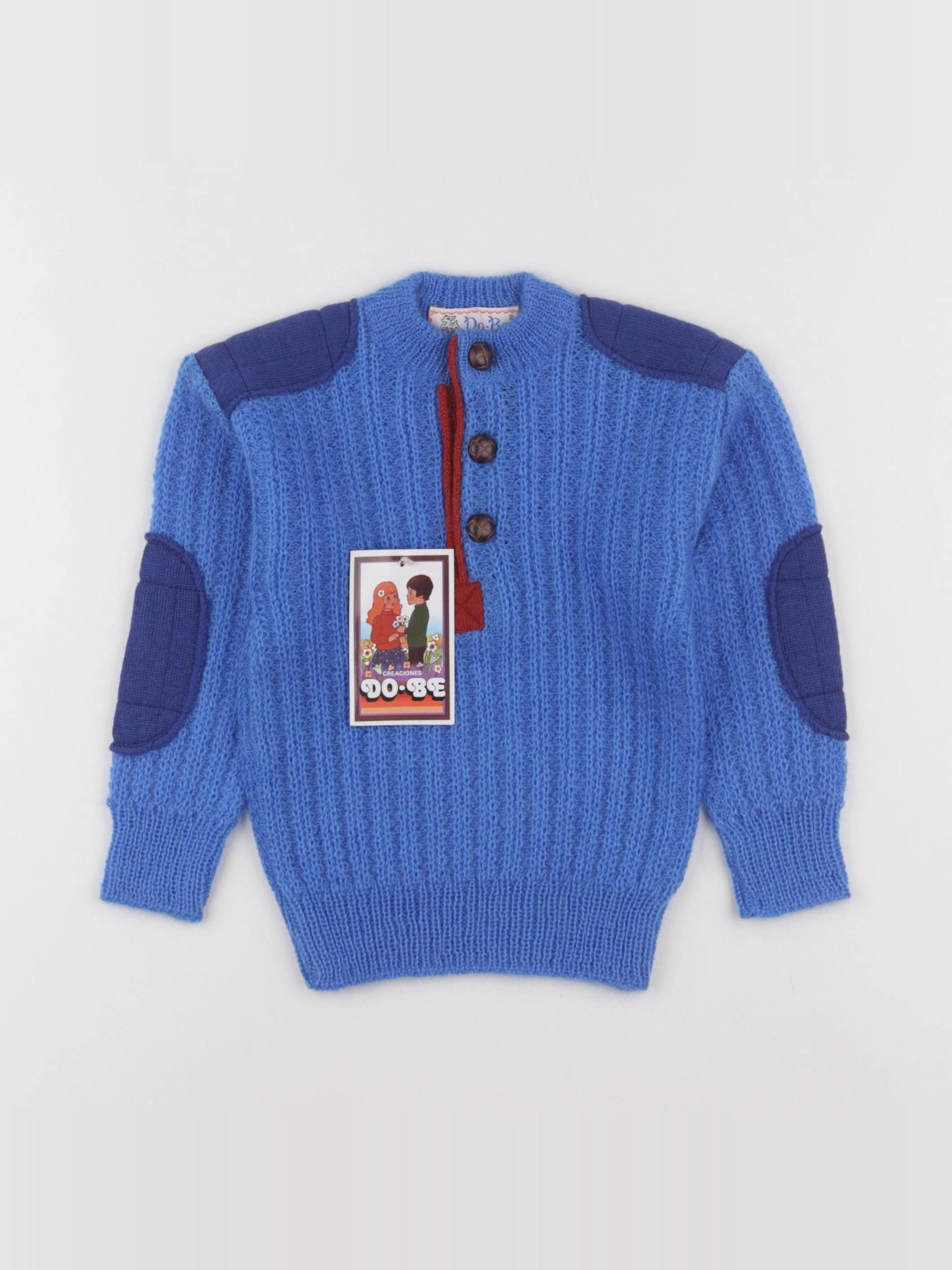 Vintage - pull bleu - 2 ans