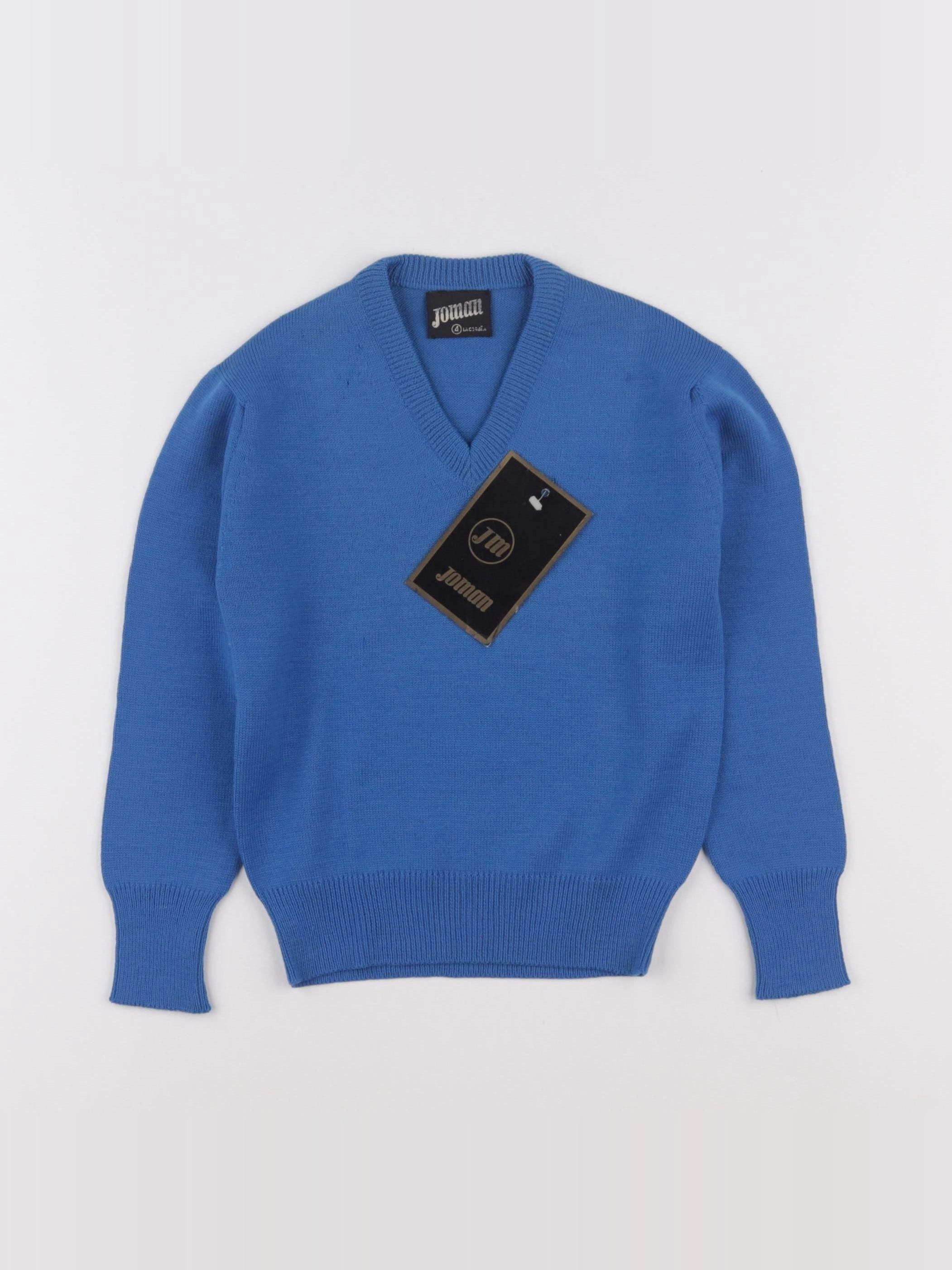 Vintage - pull bleu - 4 ans