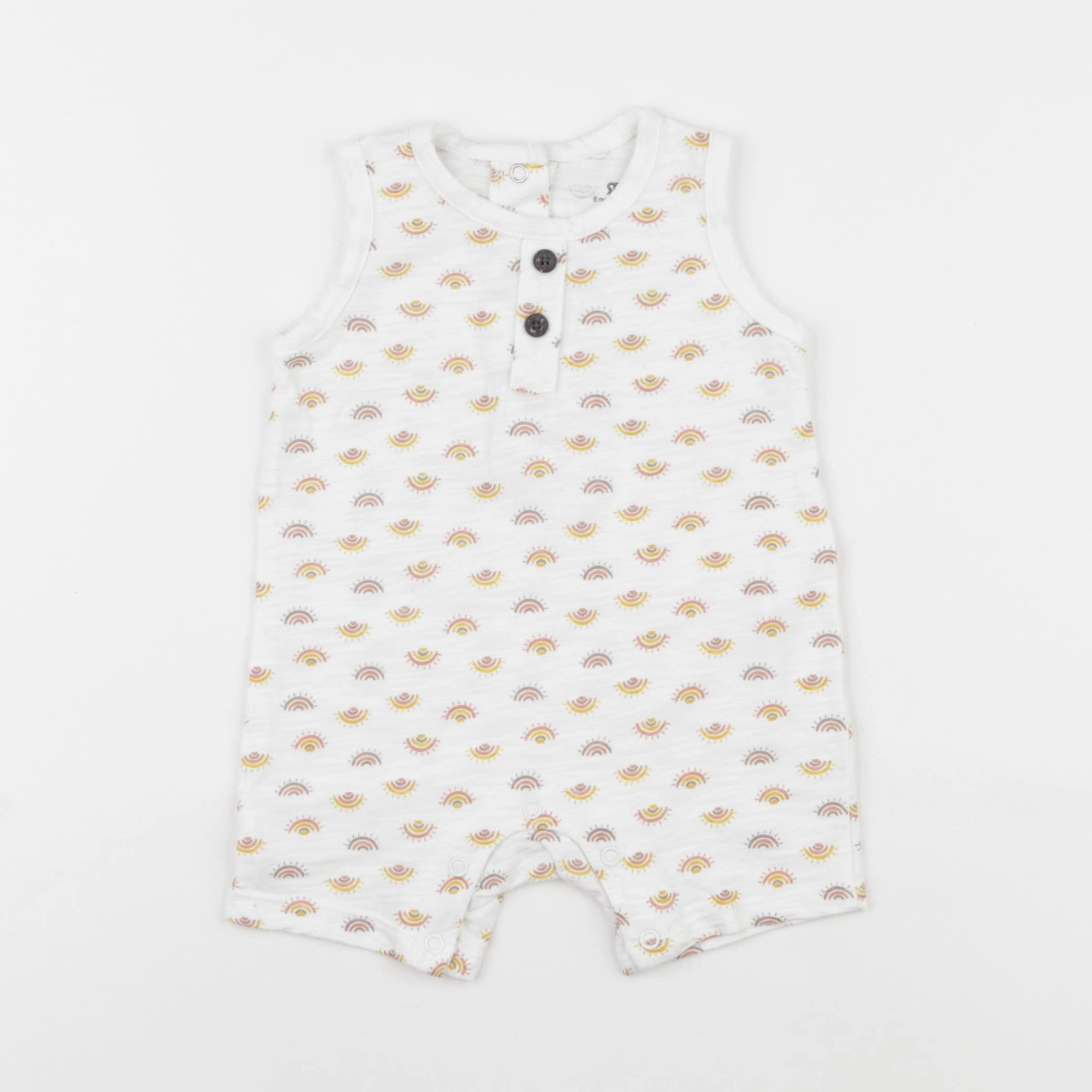 La Redoute - combinaison multicolore - 6 mois