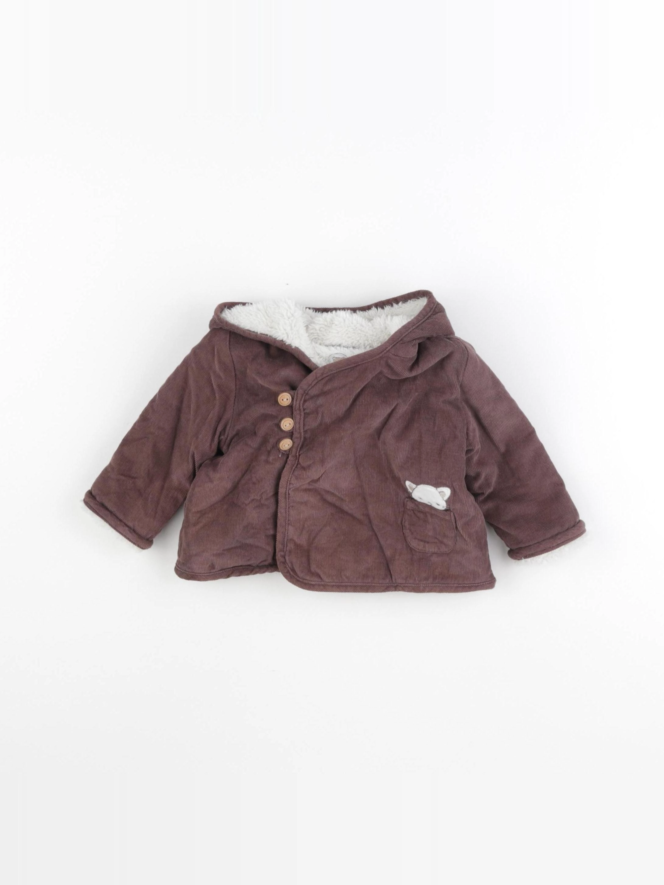 Sergent Major - manteau marron - 3 mois