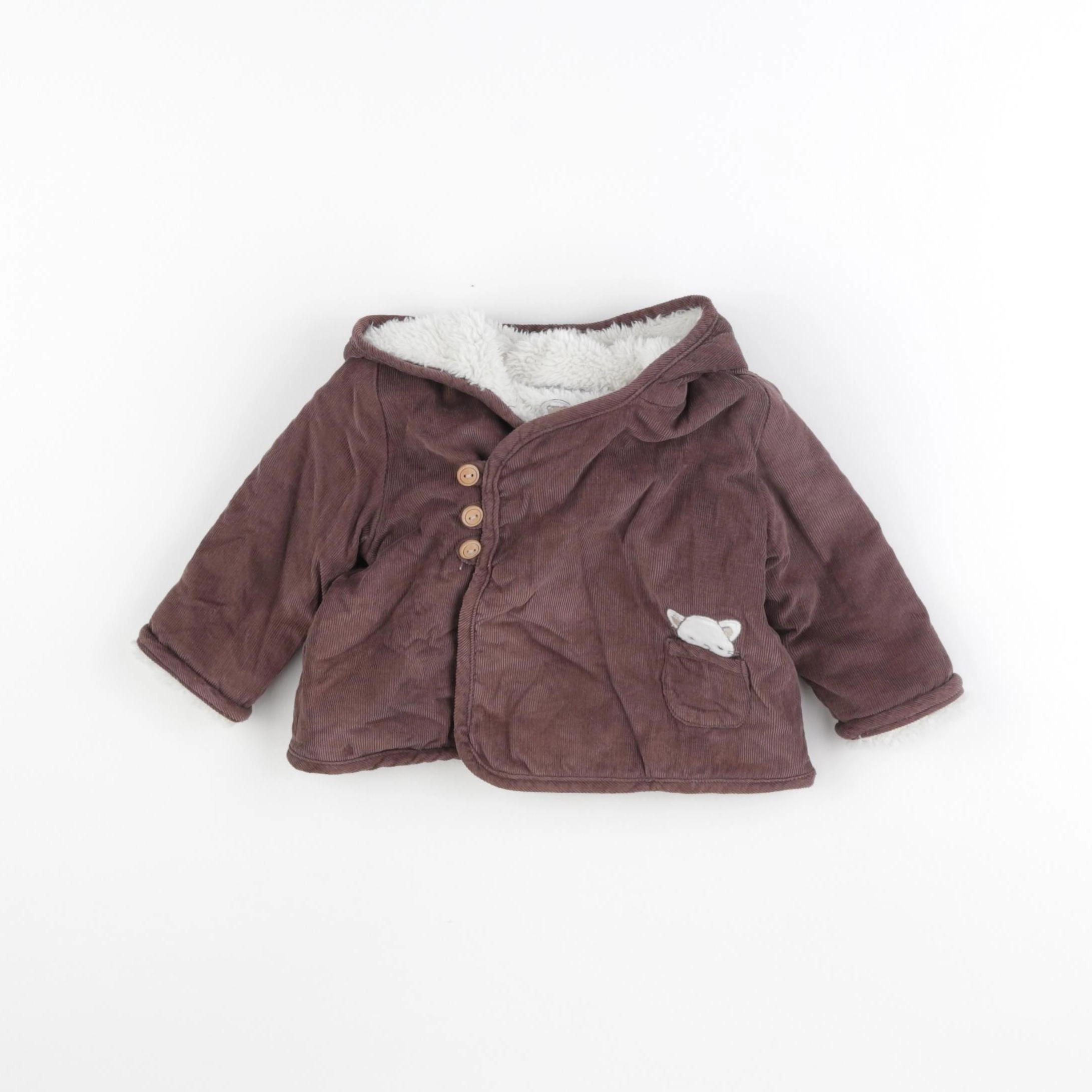 Sergent Major - manteau marron - 3 mois