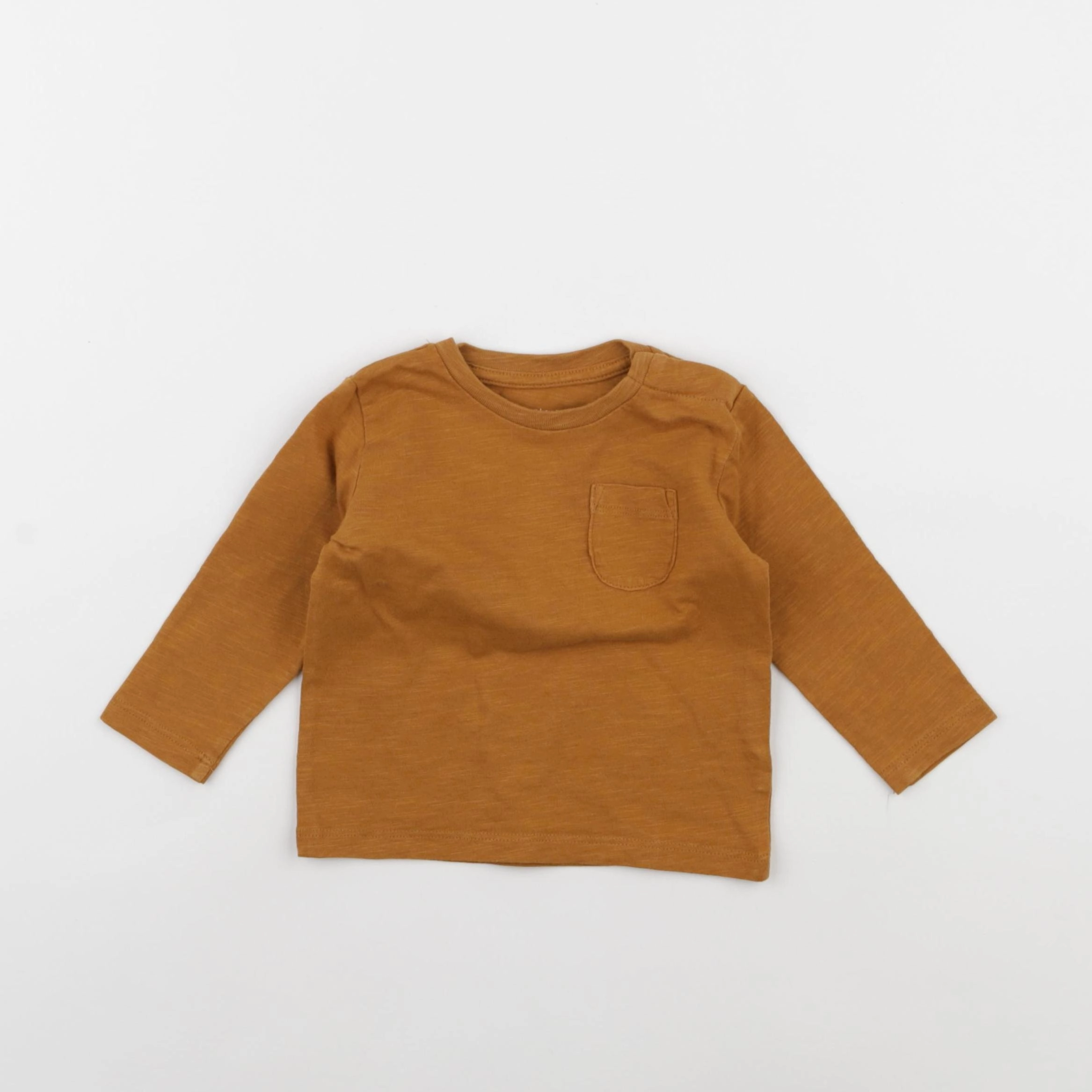 Boutchou - tee-shirt marron - 6 mois