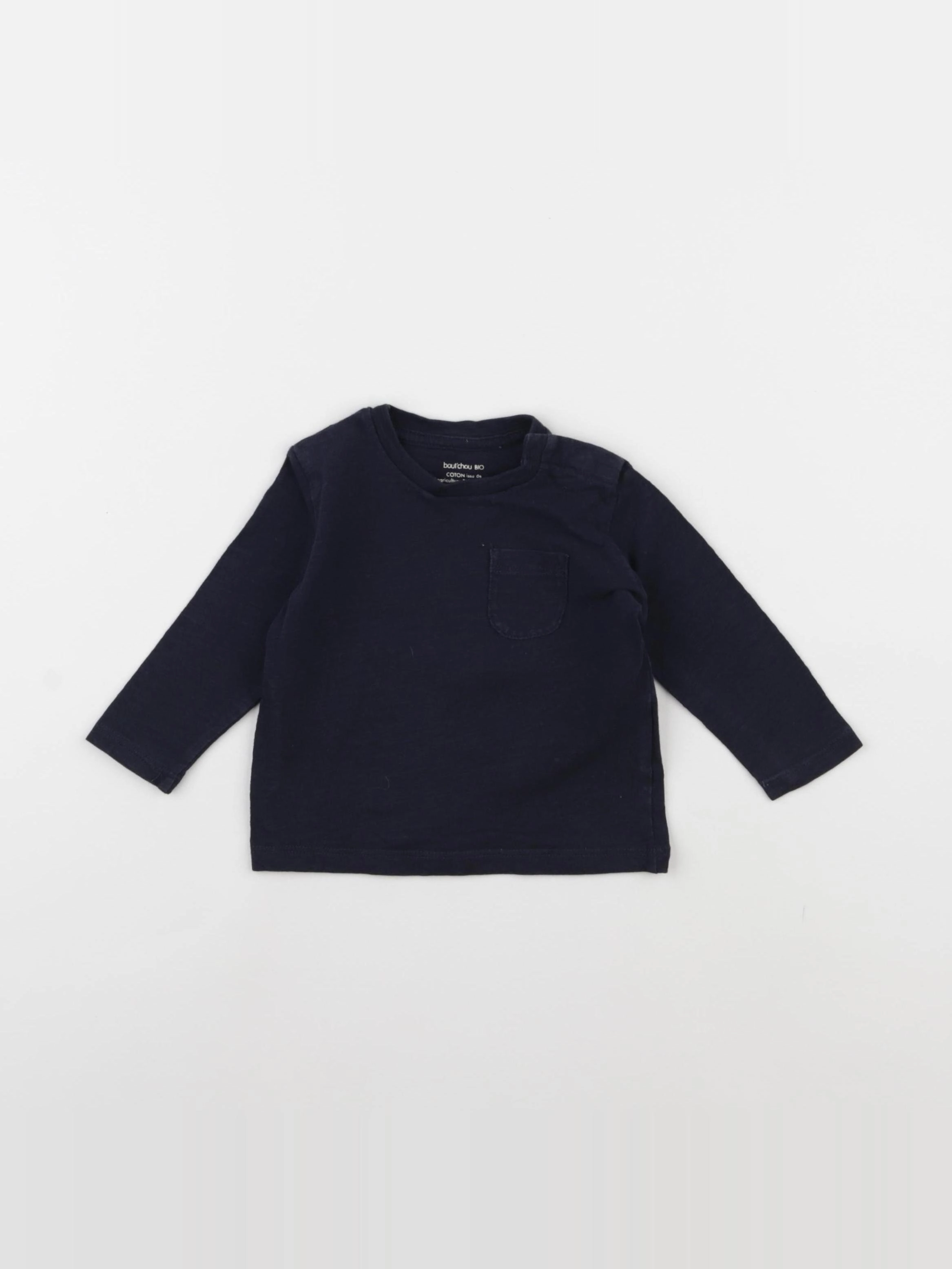 Boutchou - tee-shirt bleu - 6 mois