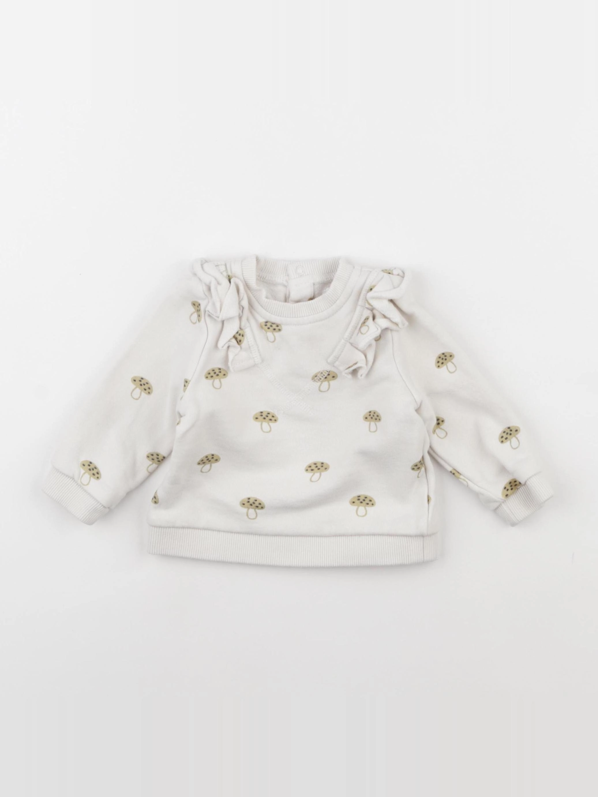 Boutchou - sweat blanc - 9 mois