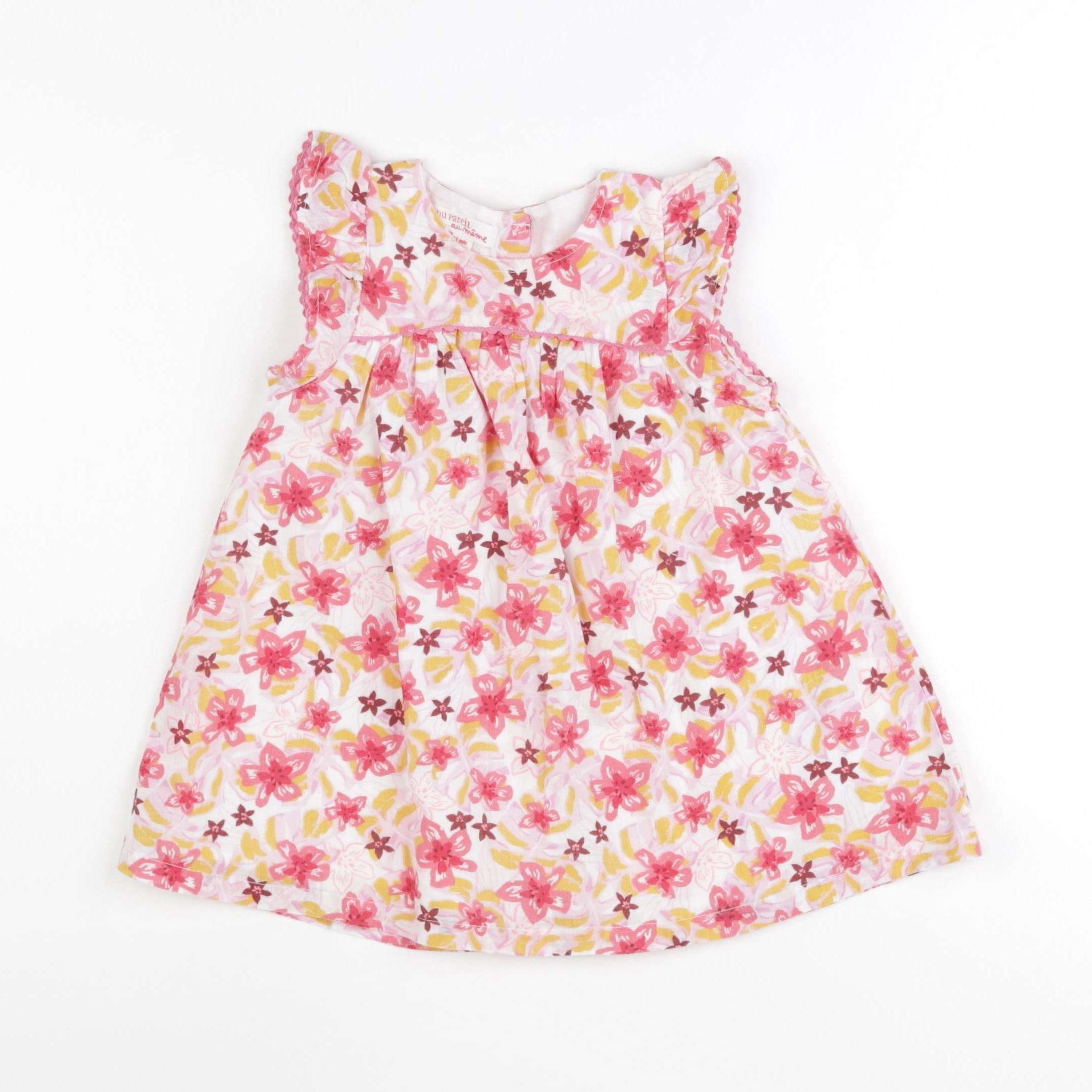 DPAM - robe multicolore - 12 mois