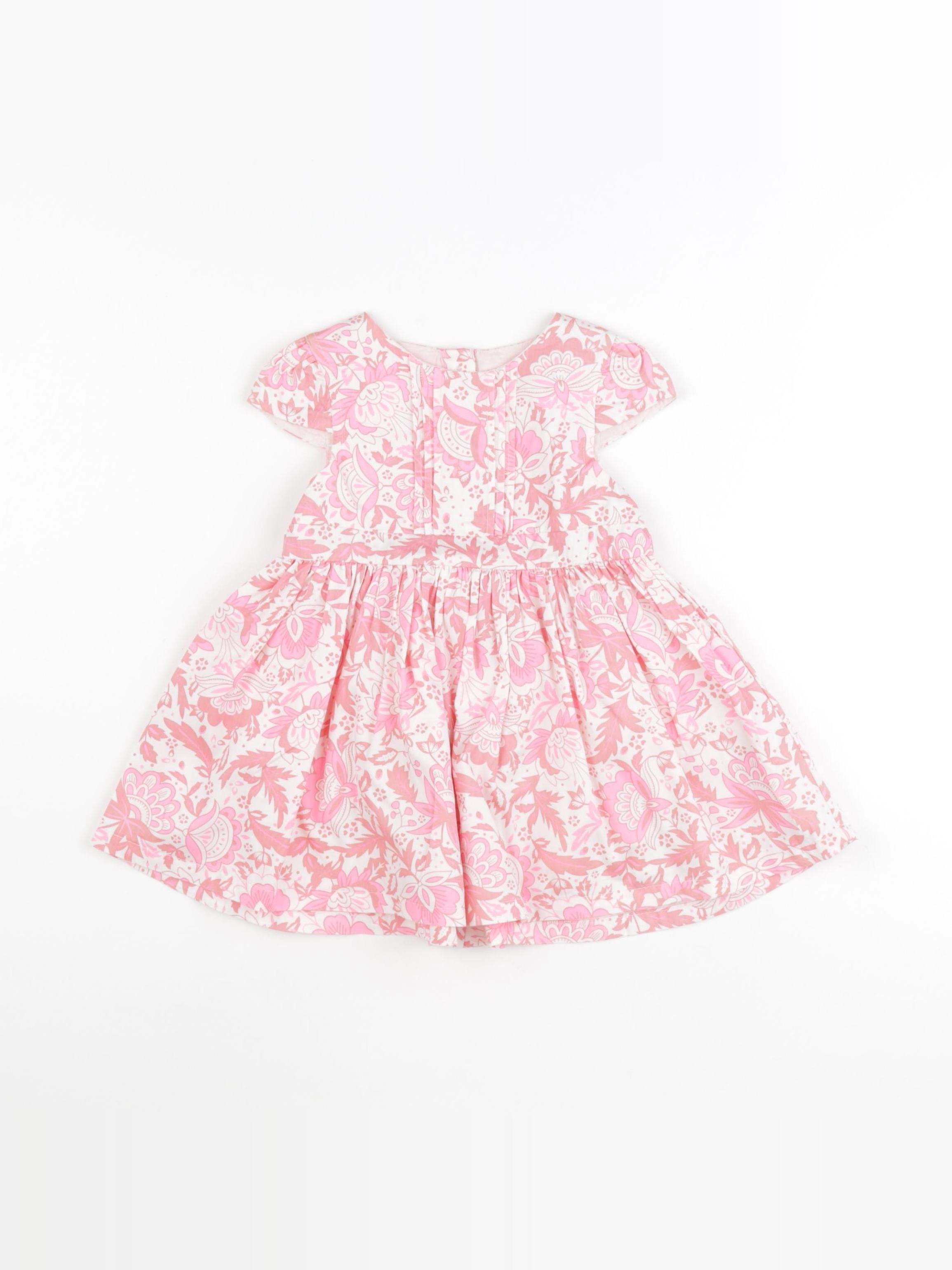DPAM - robe rose - 12 mois