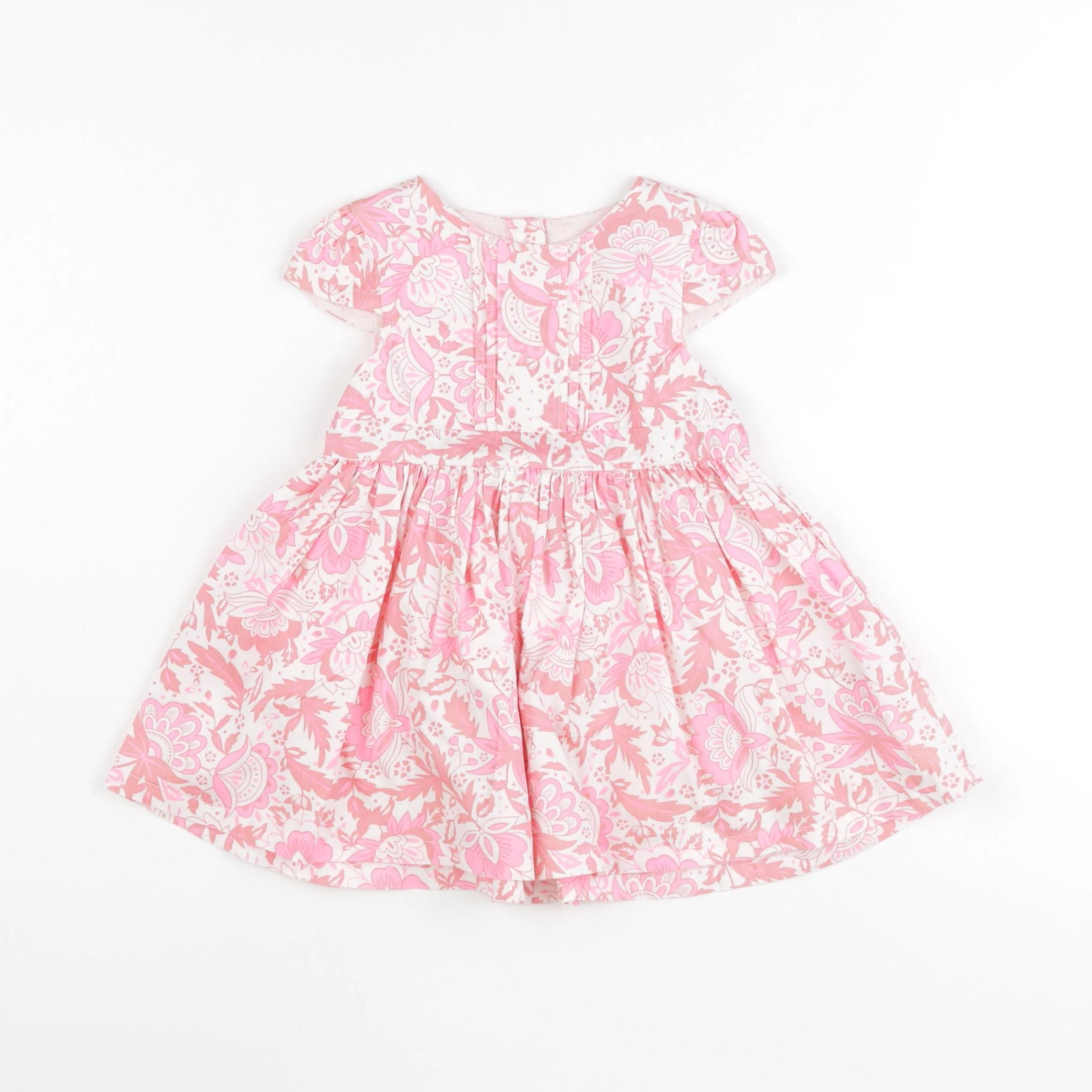 DPAM - robe rose - 12 mois