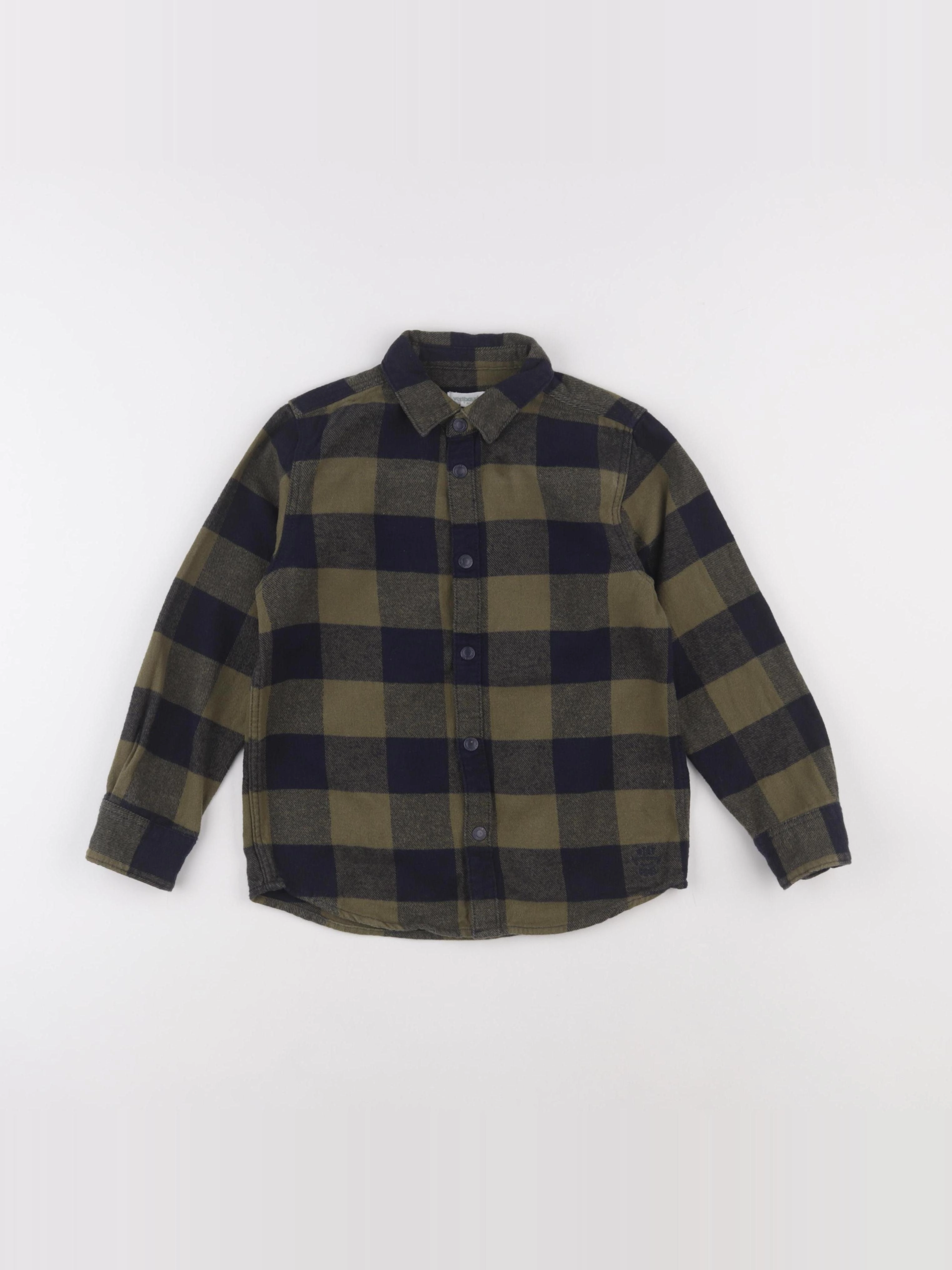 Vertbaudet - chemise multicolore - 8 ans