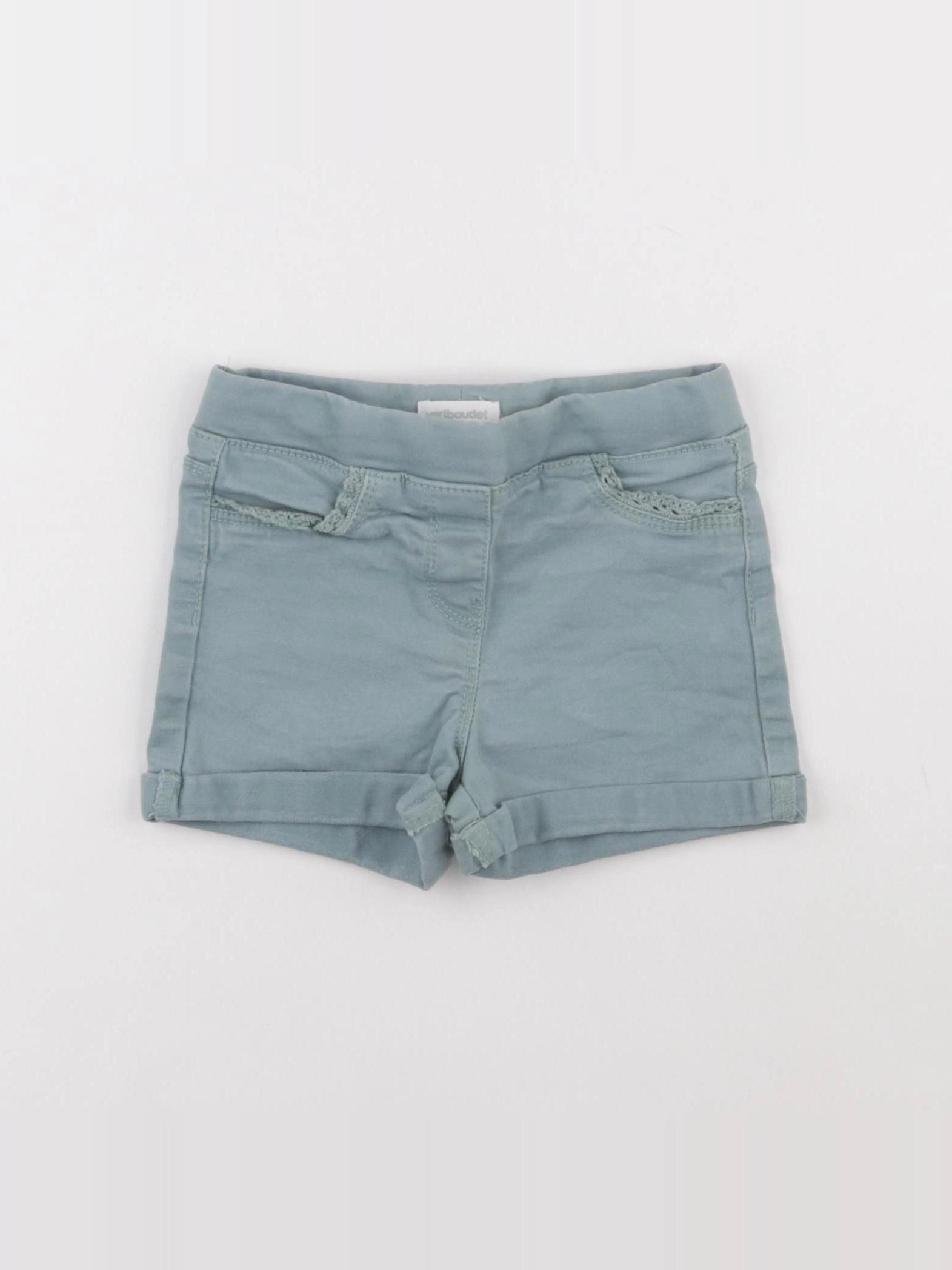 Vertbaudet - short vert - 4 ans